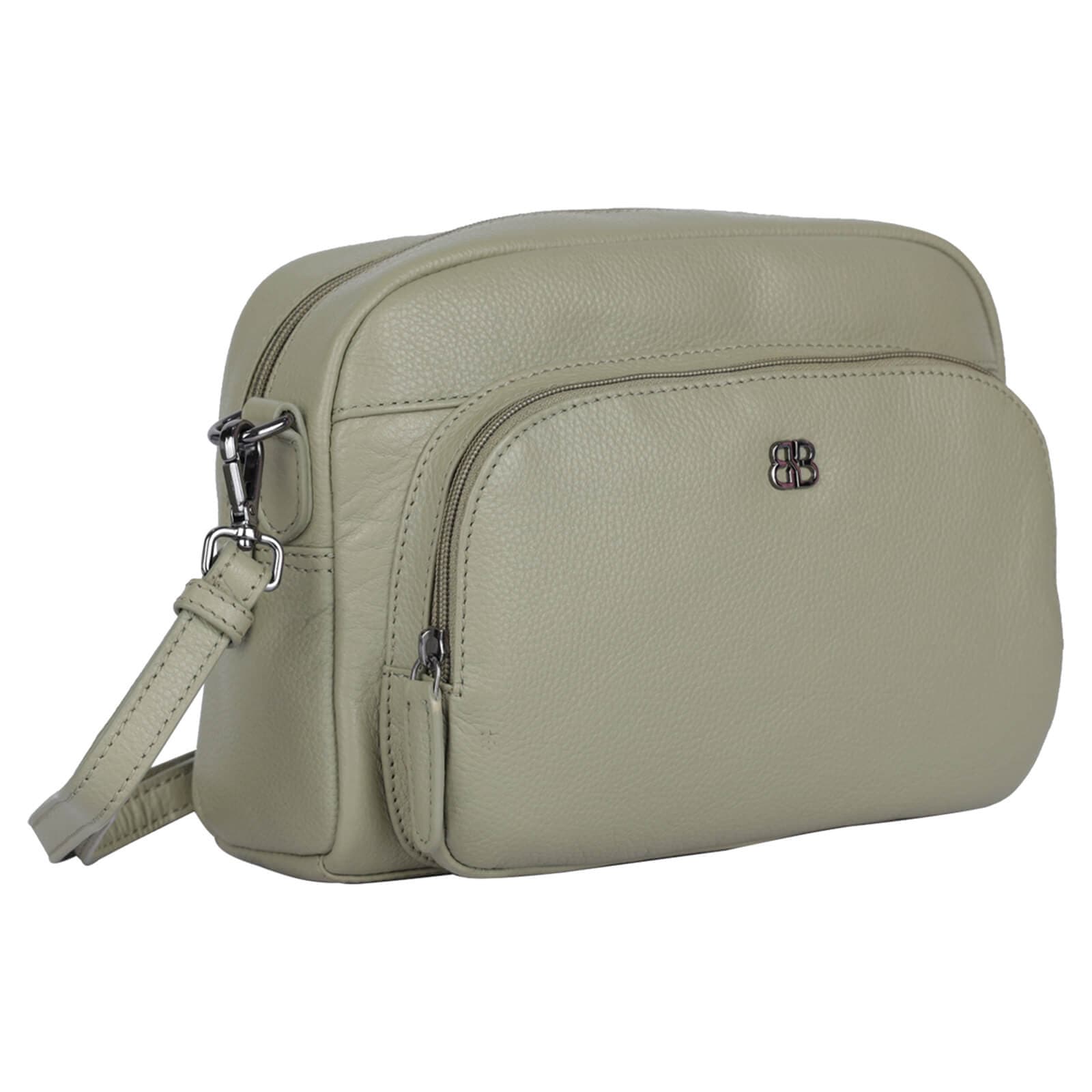 Kožená crossbody kabelka Bellicci Norra, zelená 2