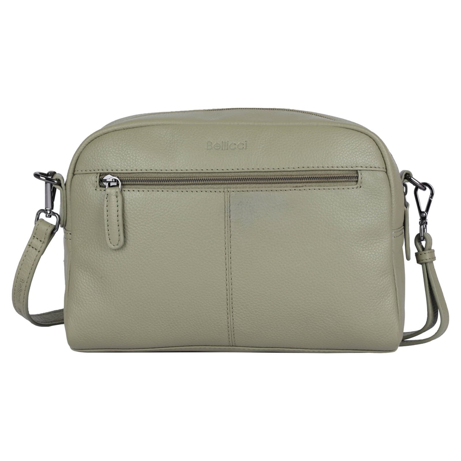 Kožená crossbody kabelka Bellicci Norra, zelená 3