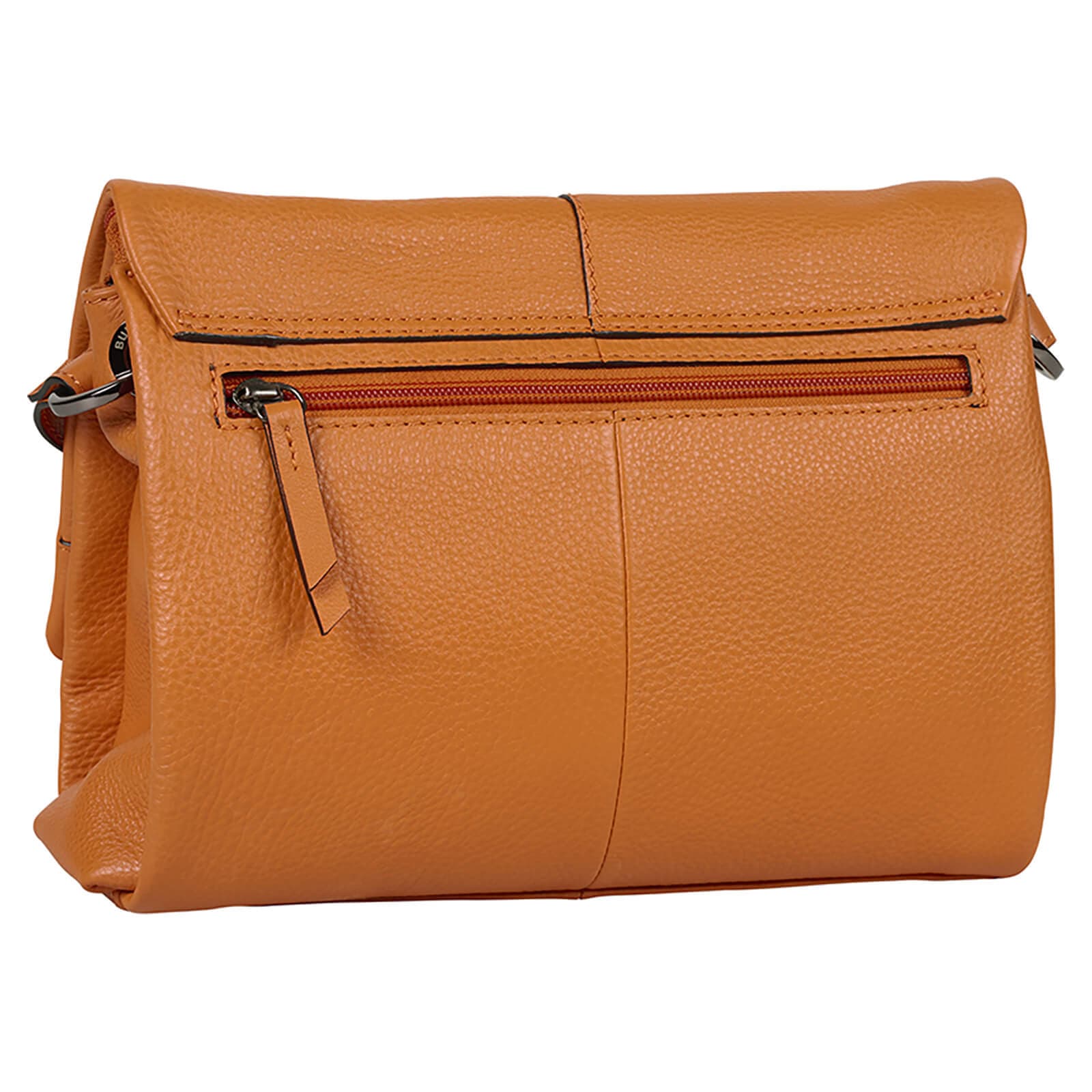 Crossbody kožená kabelka Burkely Triona, oranžová 3
