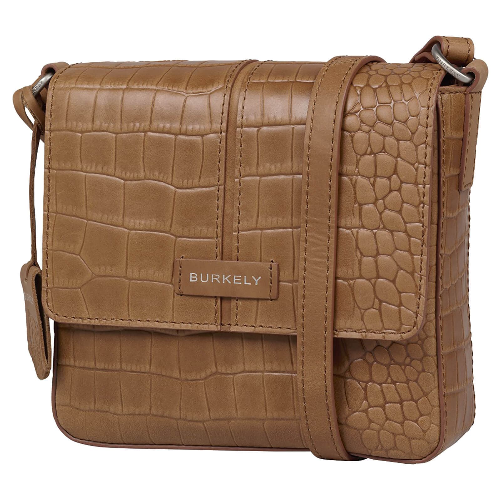 Crossbody kožená kabelka Burkely Fia, hnědá 3