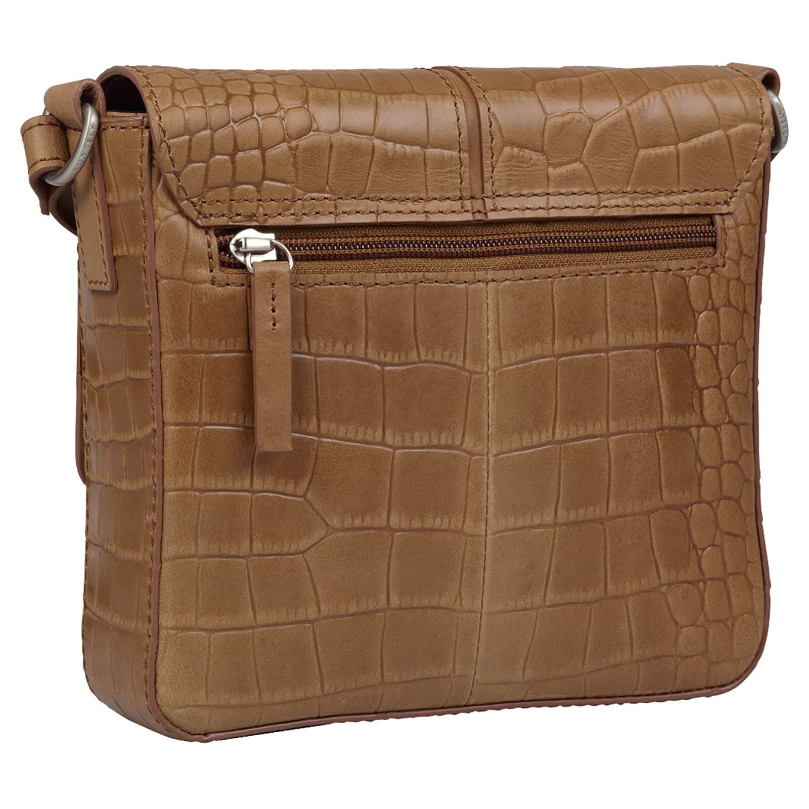 Crossbody kožená kabelka Burkely Fia, hnědá 2