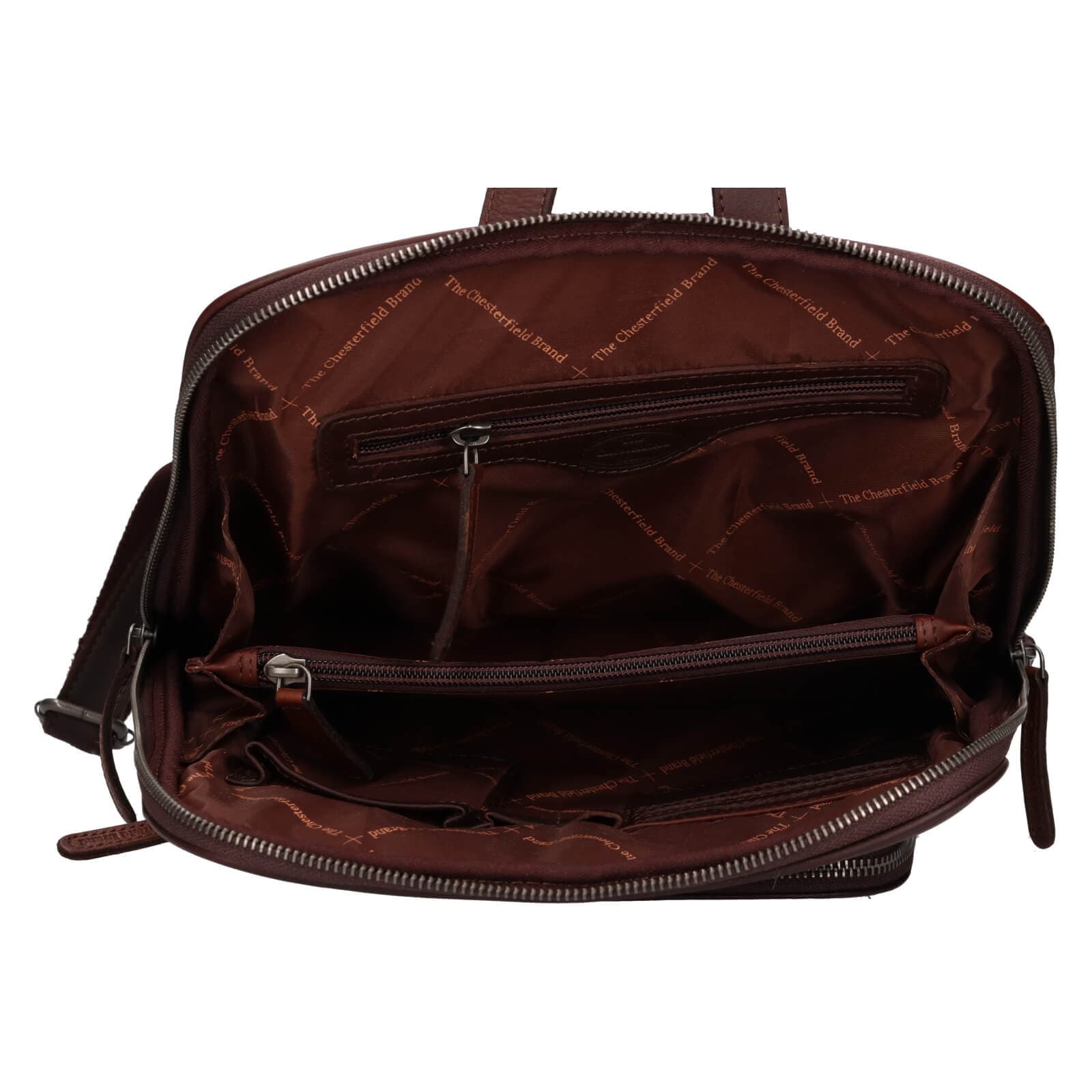 Kožený batoh The Chesterfield Brand Danna, hnědá 6