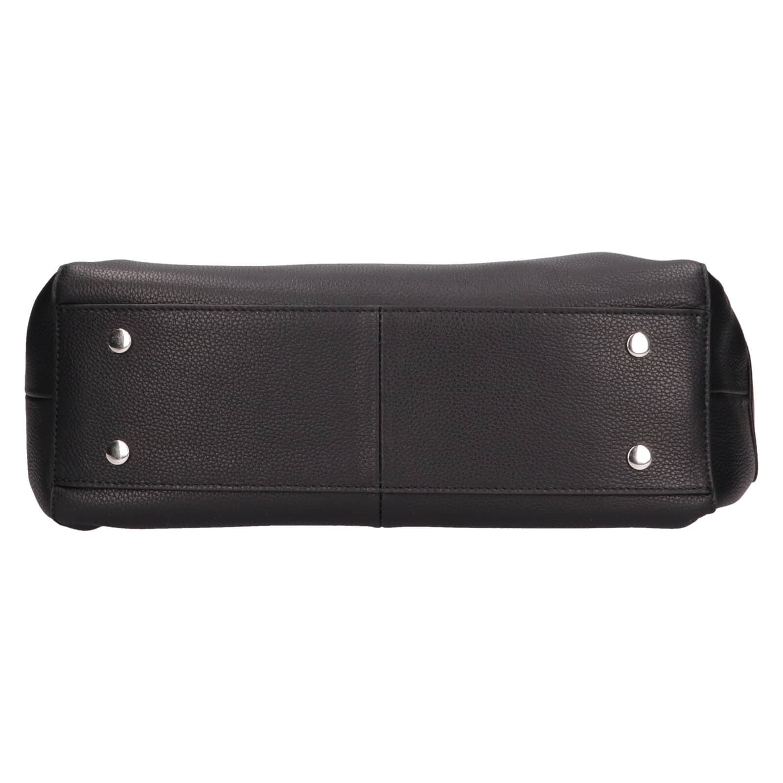 Elegantní kožená kabelka Katana Petti, černá 5