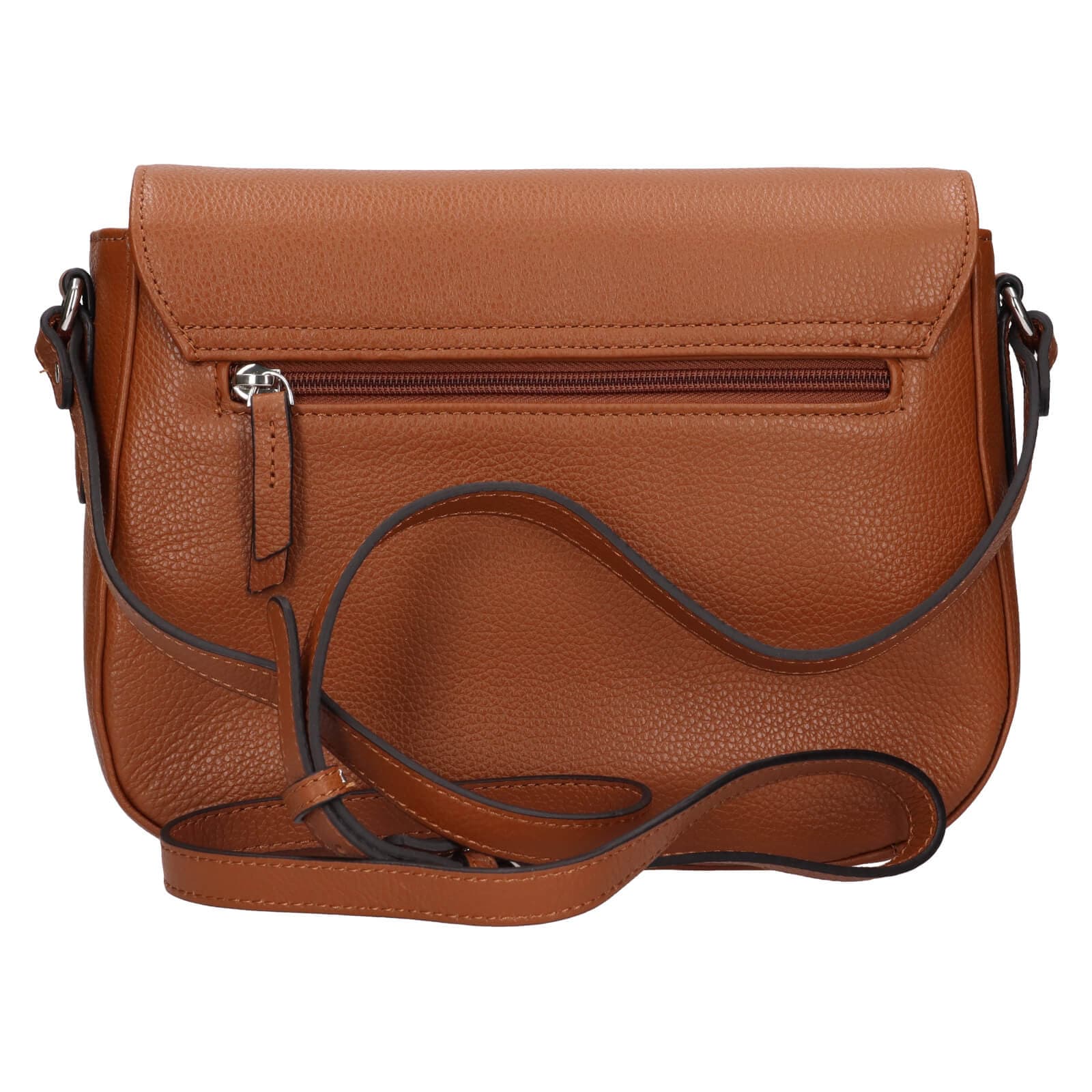 Kožená crossbody kabelka Katana Matelde, hnědá 3
