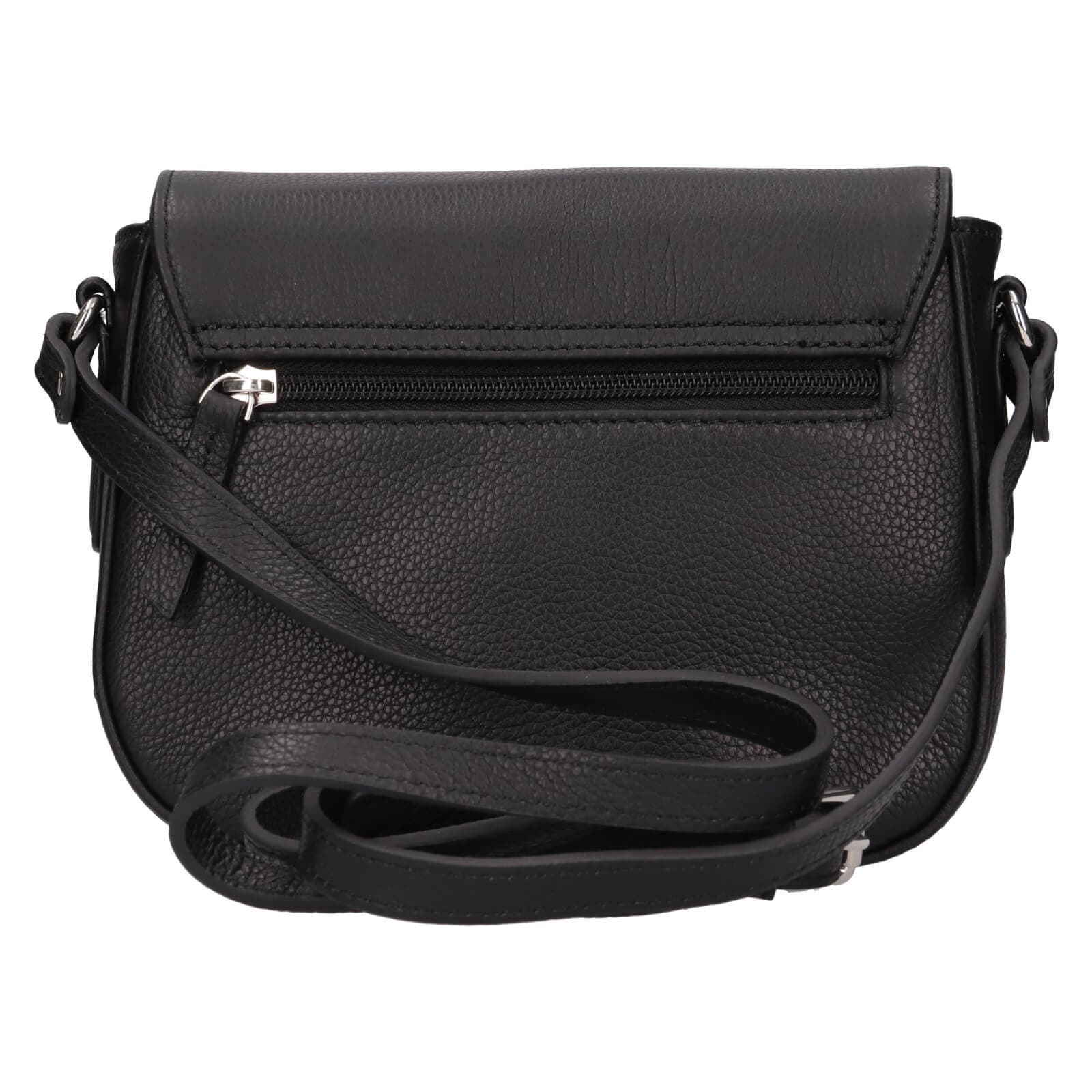 Kožená crossbody kabelka Katana Alix, černá 3