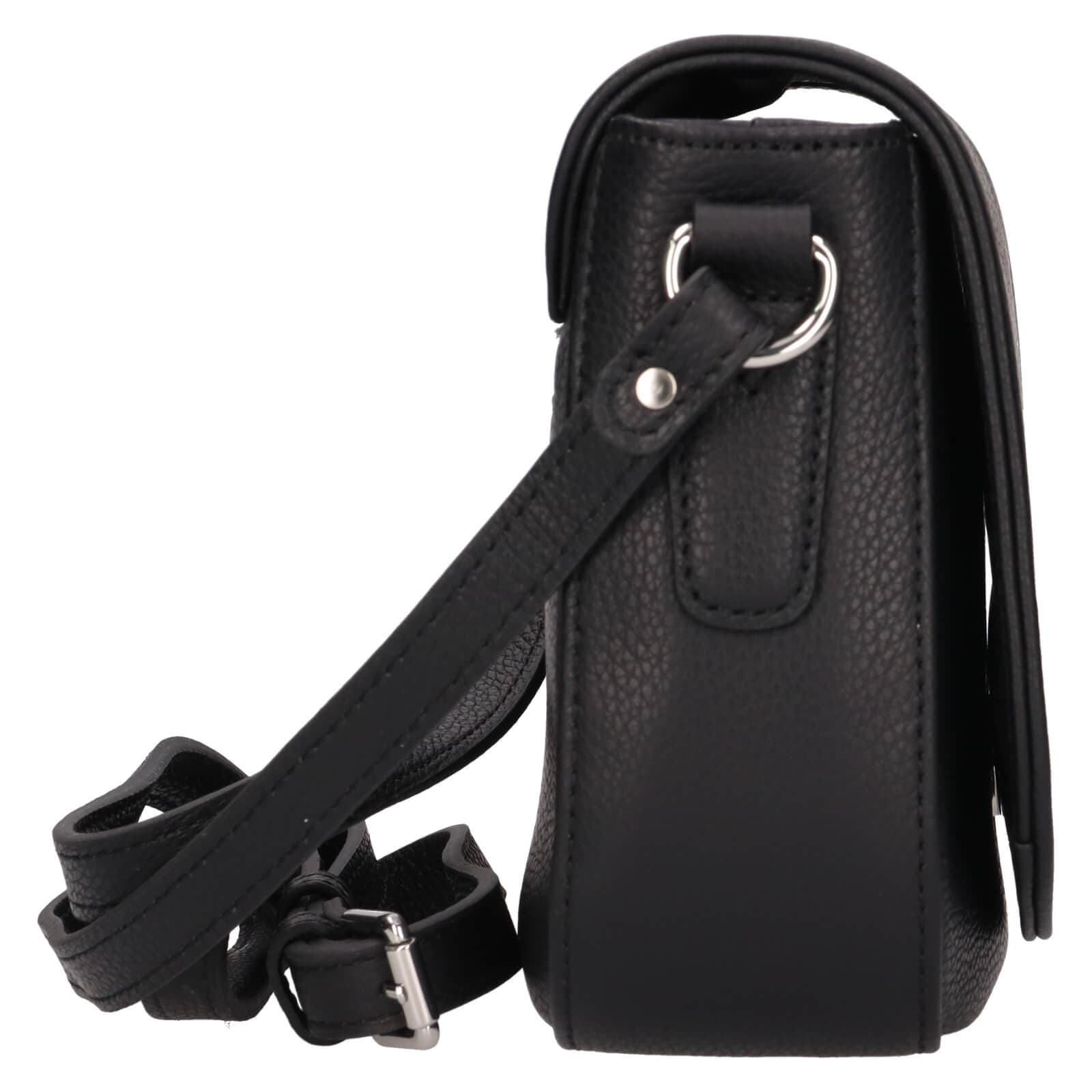 Kožená crossbody kabelka Katana Alix, černá 4