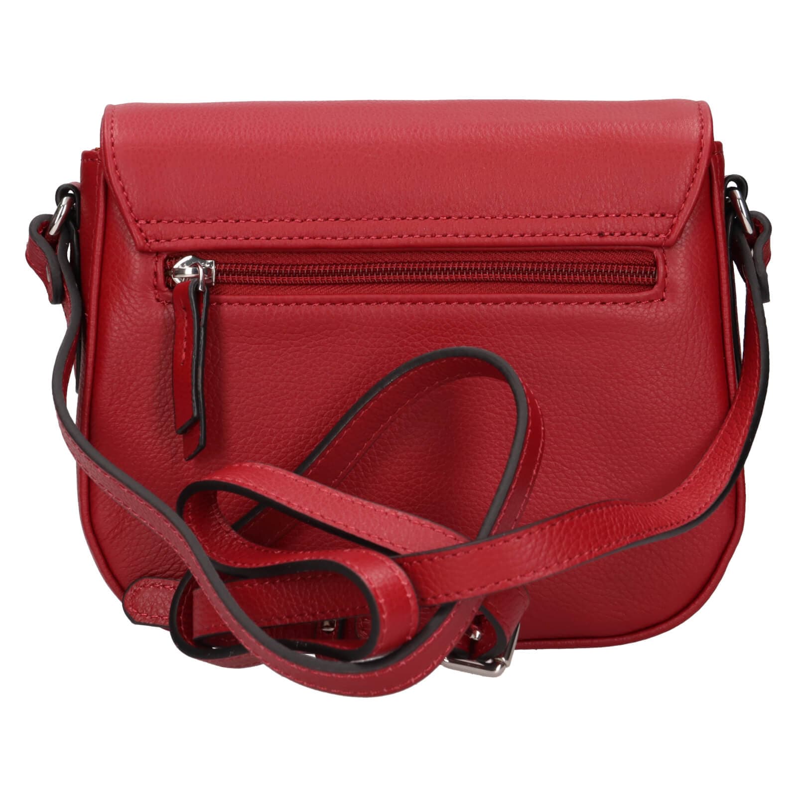 Kožená crossbody kabelka Katana Alix, červená 3