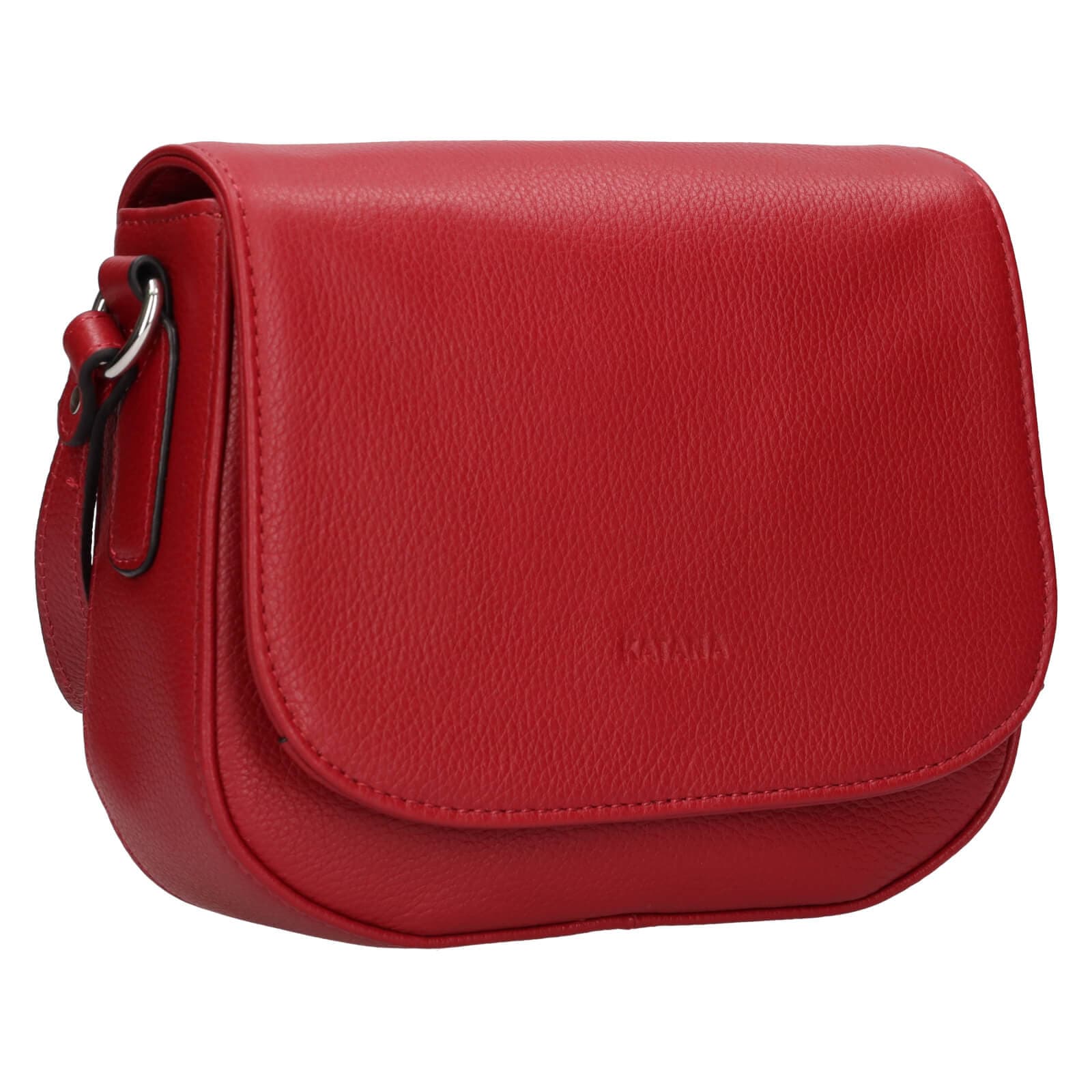 Kožená crossbody kabelka Katana Alix, červená 2