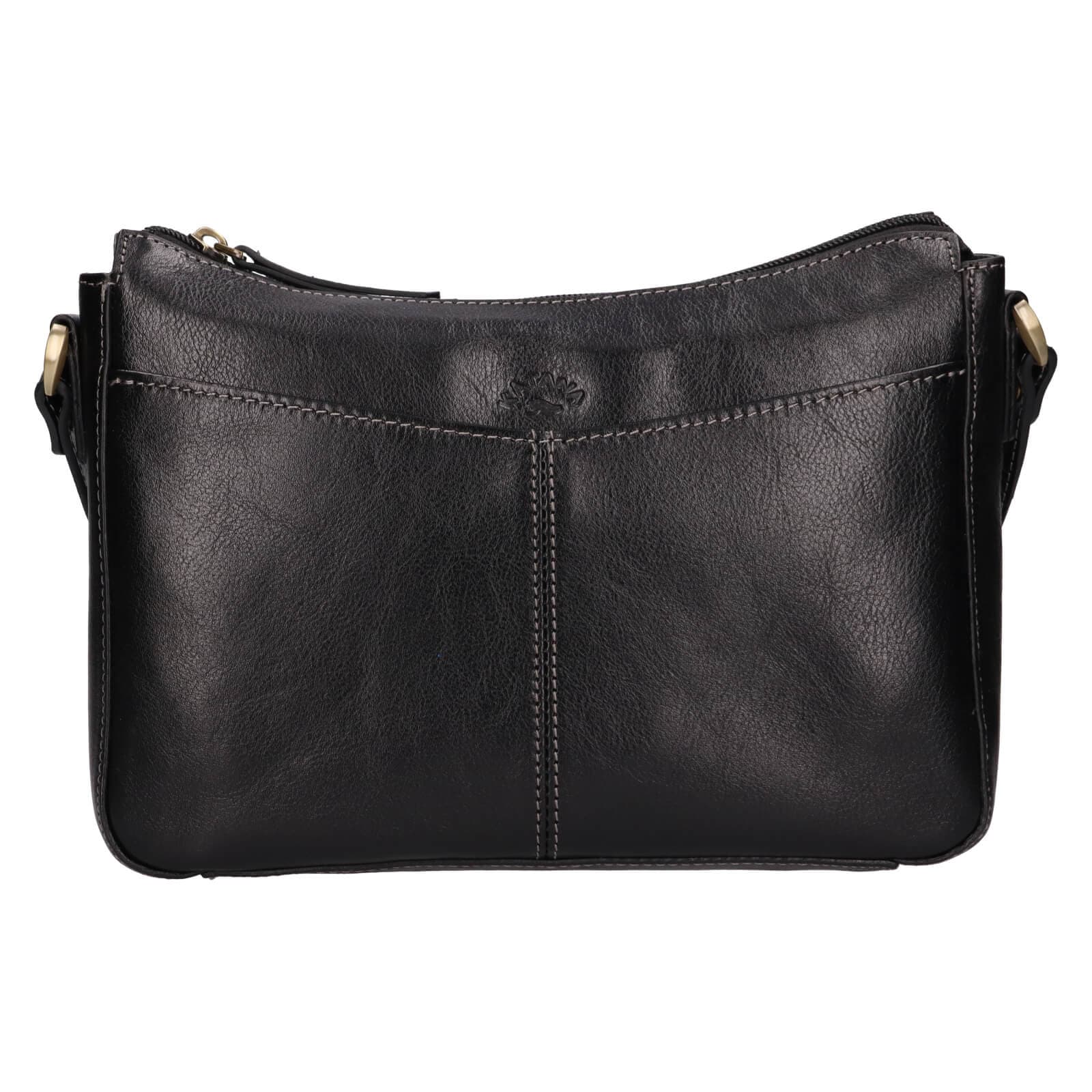 Kožená crossbody kabelka Katana Belinda, černá