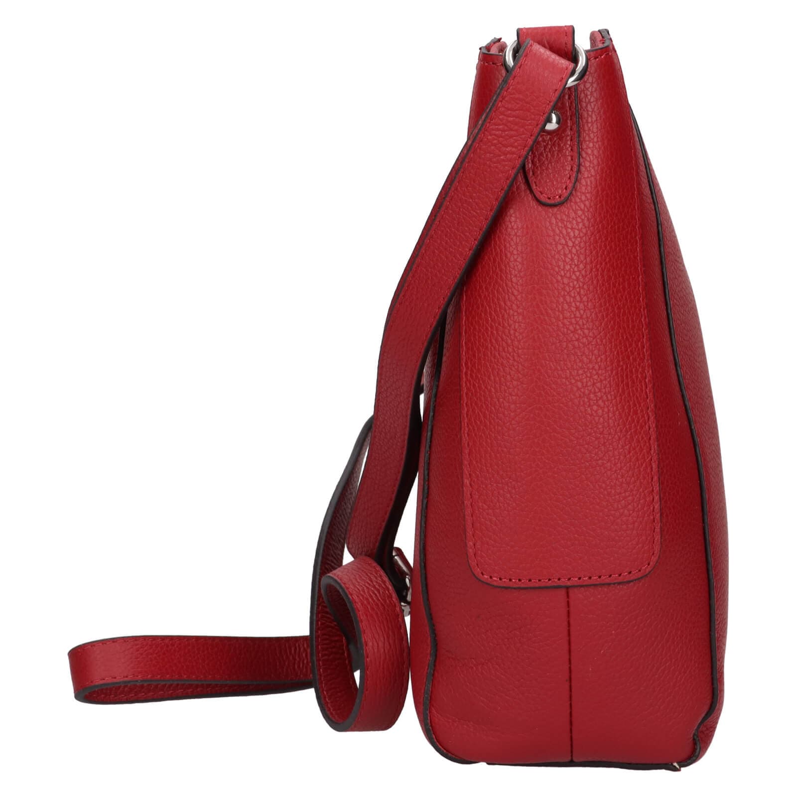 Kožená crossbody kabelka Katana Carole, červená 4