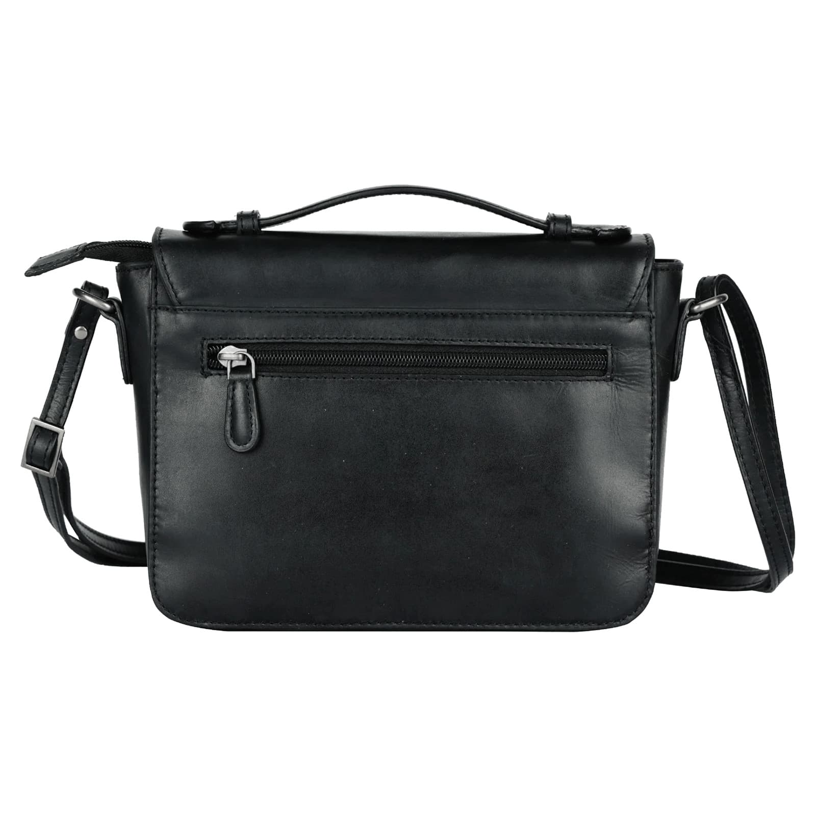Kožená crossbody kabelka Sparwell Matilde, černá 3
