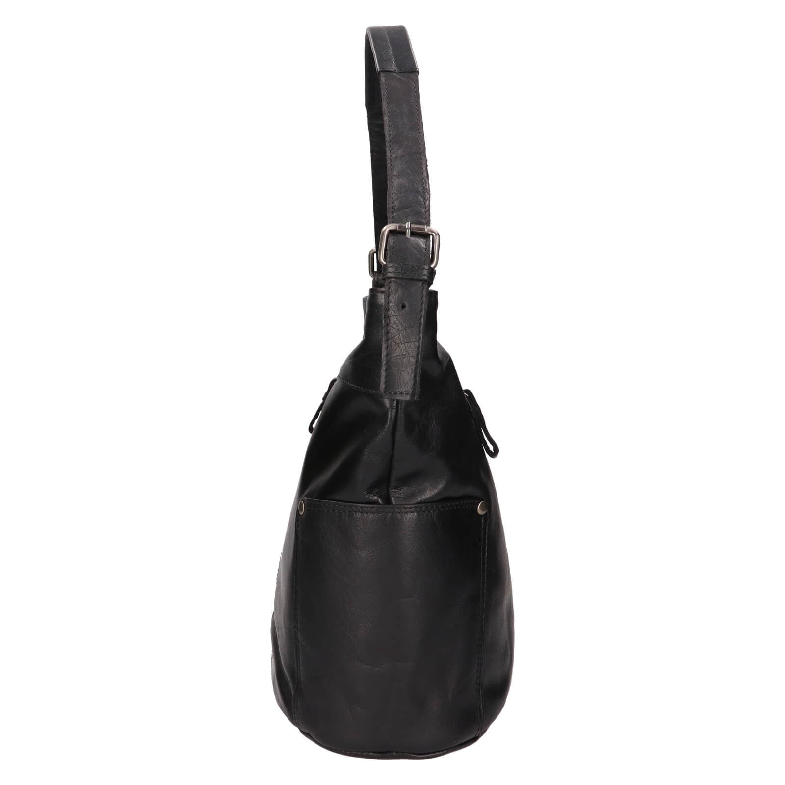 Kožená kabelka Greenwood Amalia, černá 3