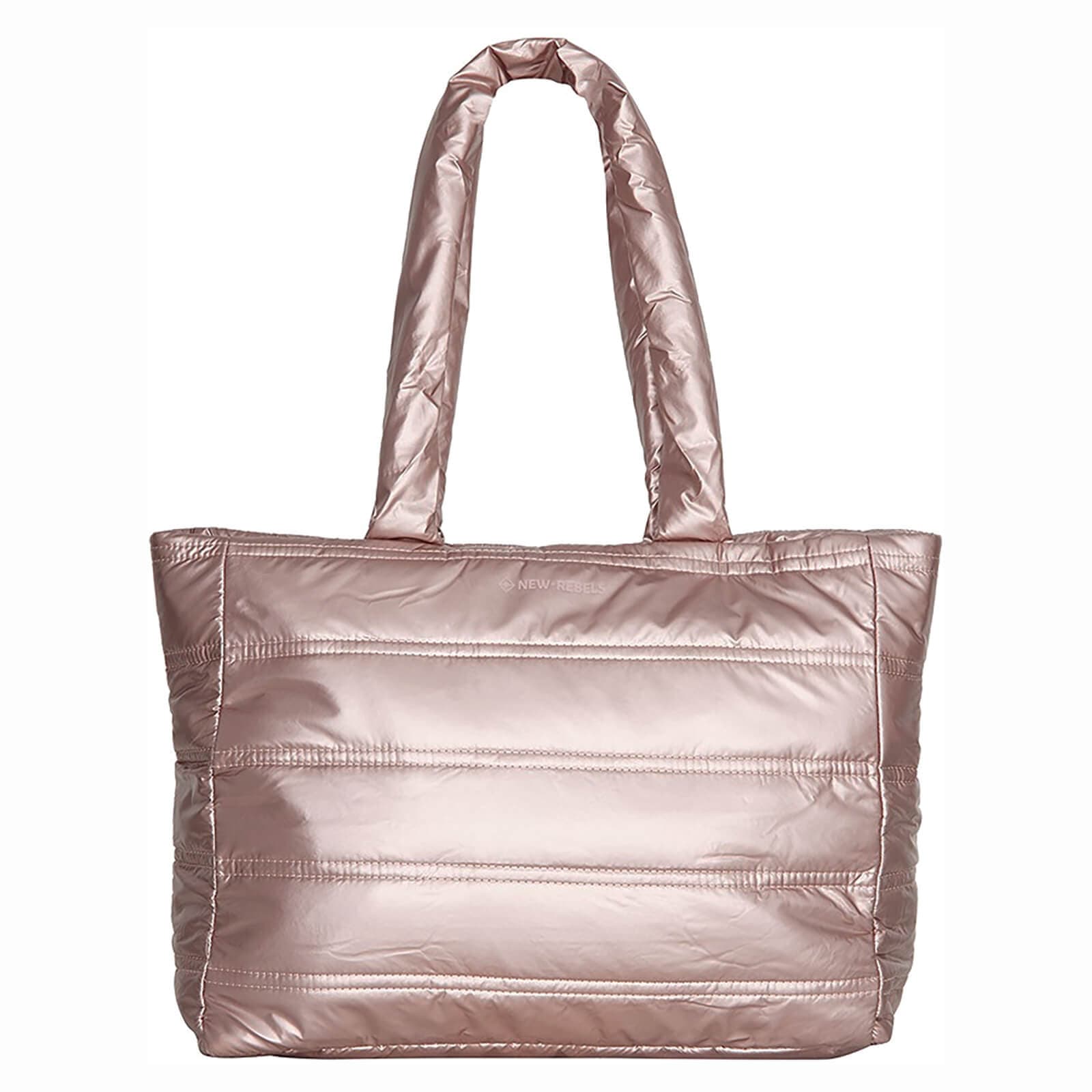 Lesklá shopper kabelka New Rebels Melani, růžová 2
