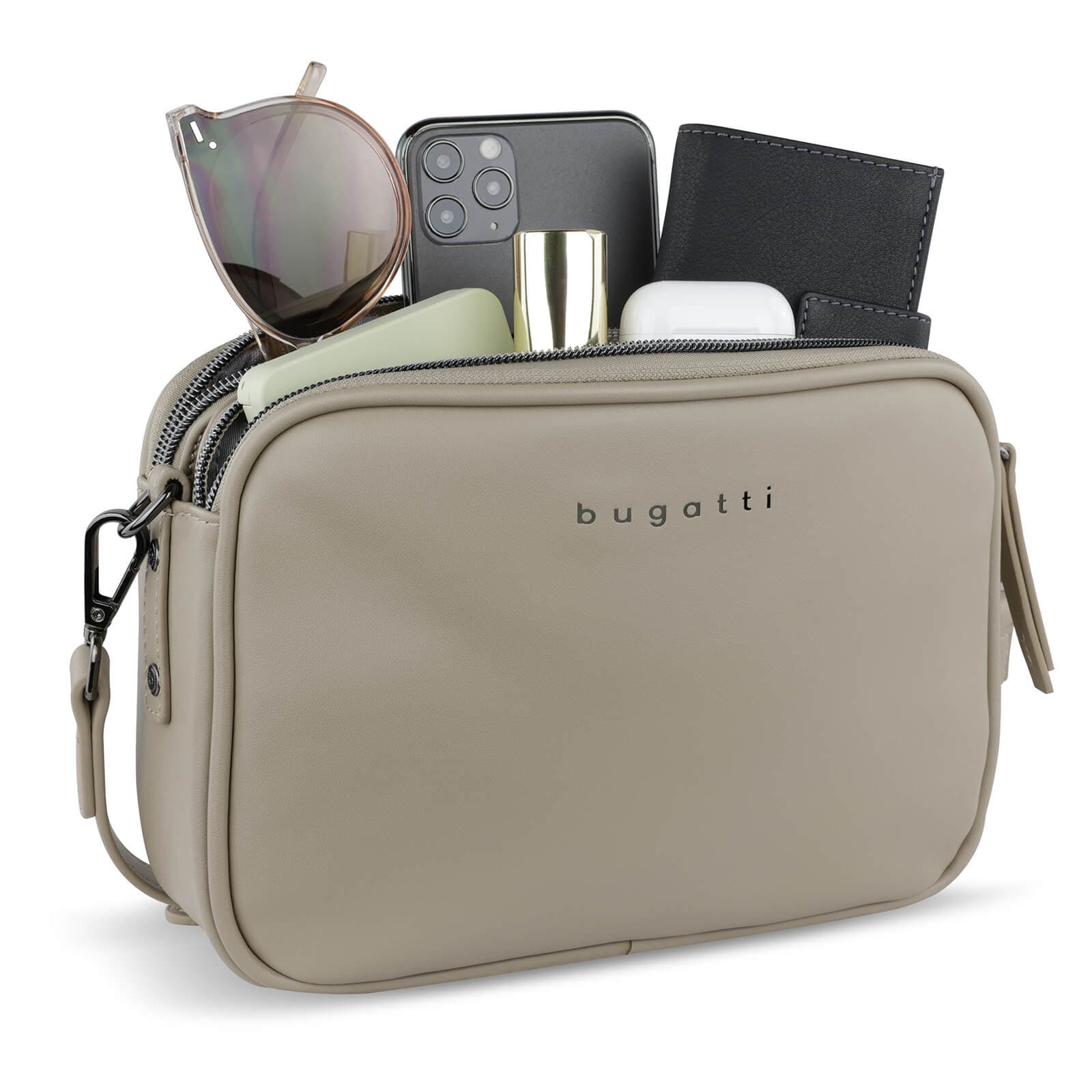 Crossbody kabelka Bugatti Tamma, béžová 6