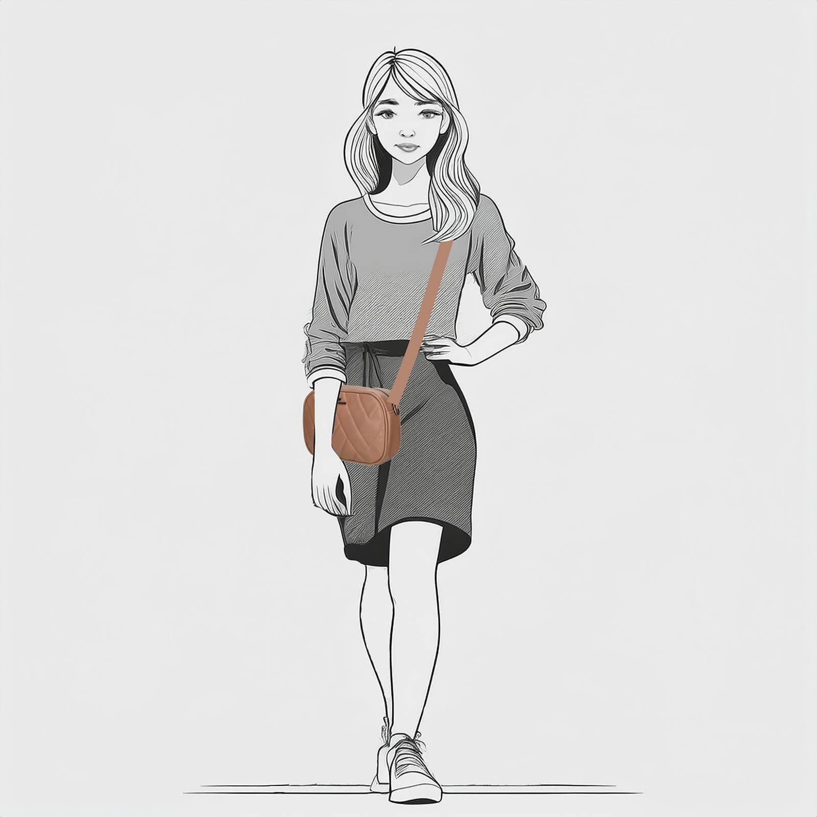 Crossbody kabelka Enrico Benetti Josiane, růžová 5