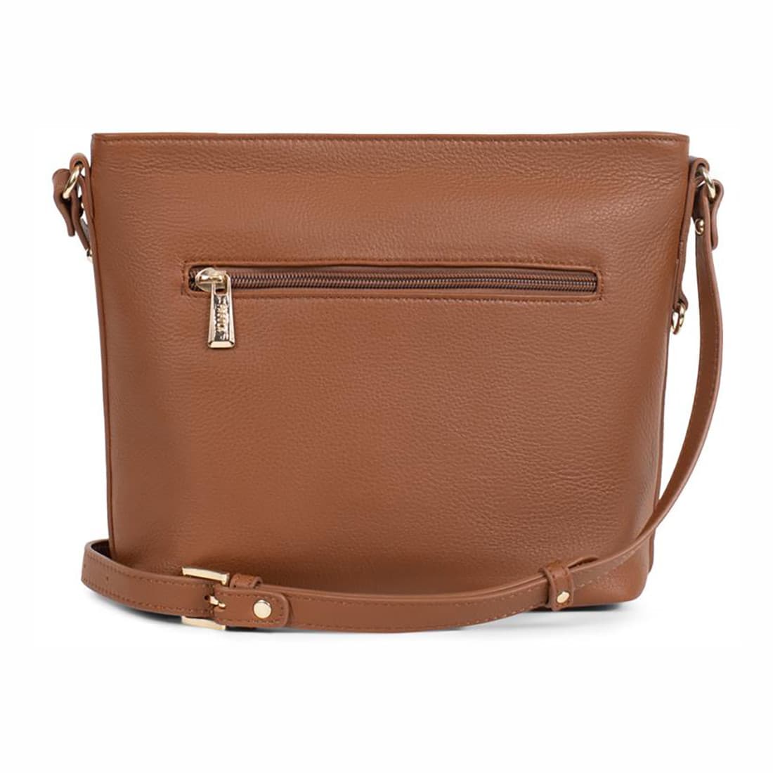 Kožená crossbody kabelka Fagola Lilea, hnědá 3