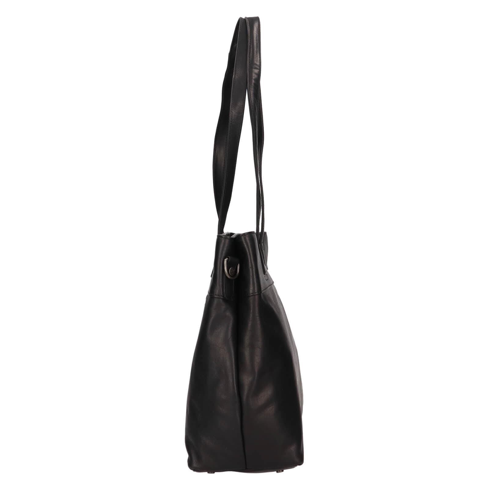 Kožená kabelka The Chesterfield Brand Diva, černá 5