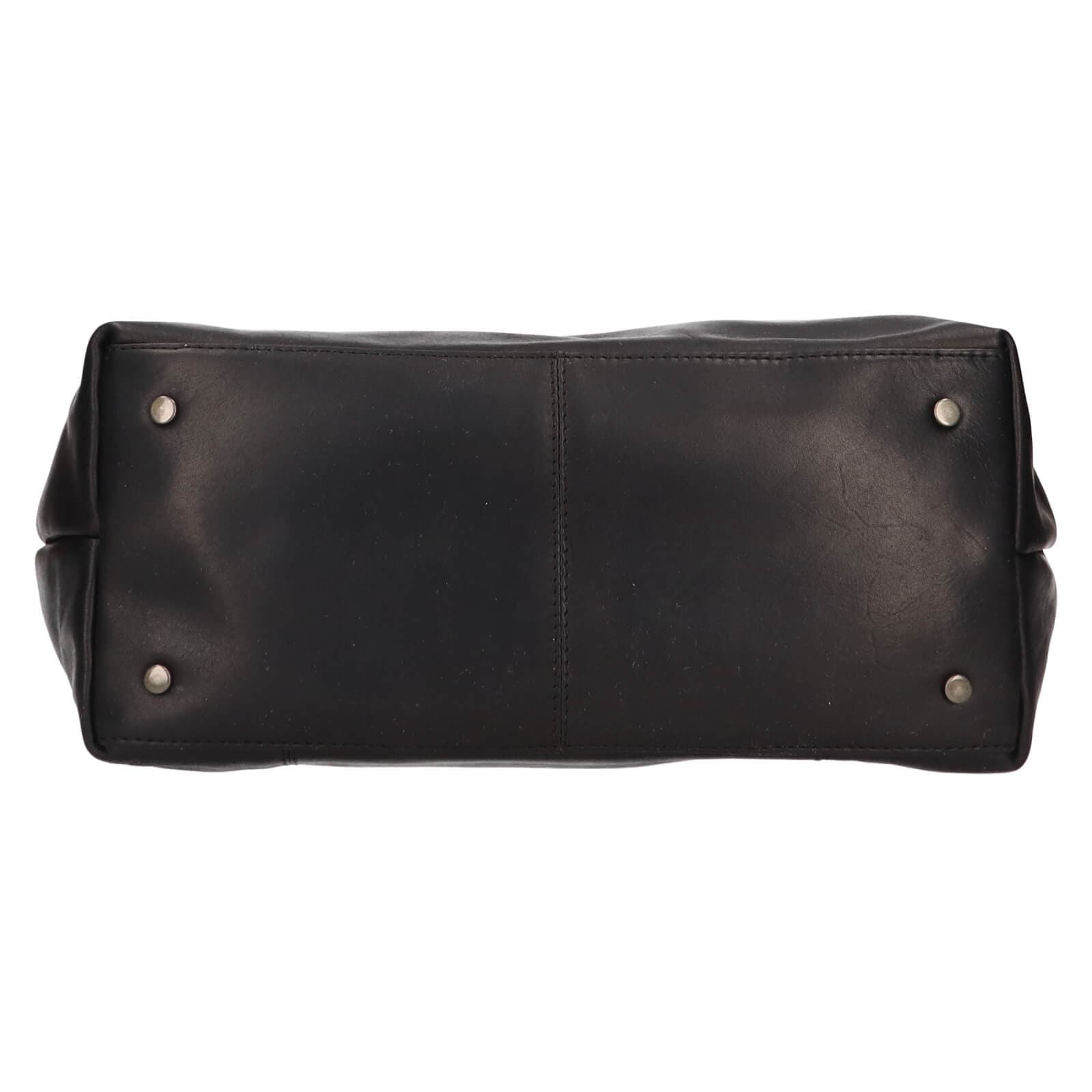 Kožená kabelka The Chesterfield Brand Diva, černá 6