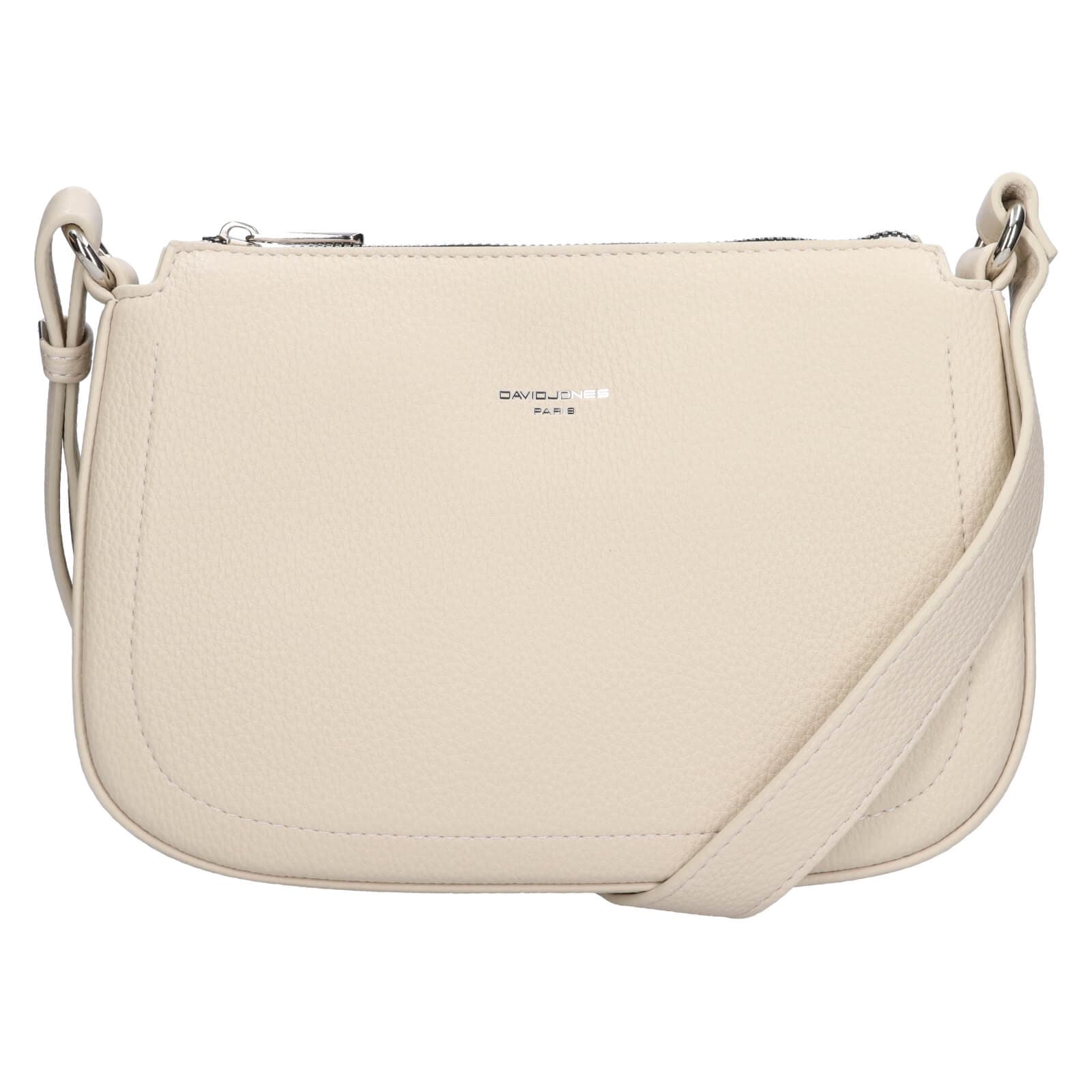 Crossbody kabelka David Jones Miama, krémová