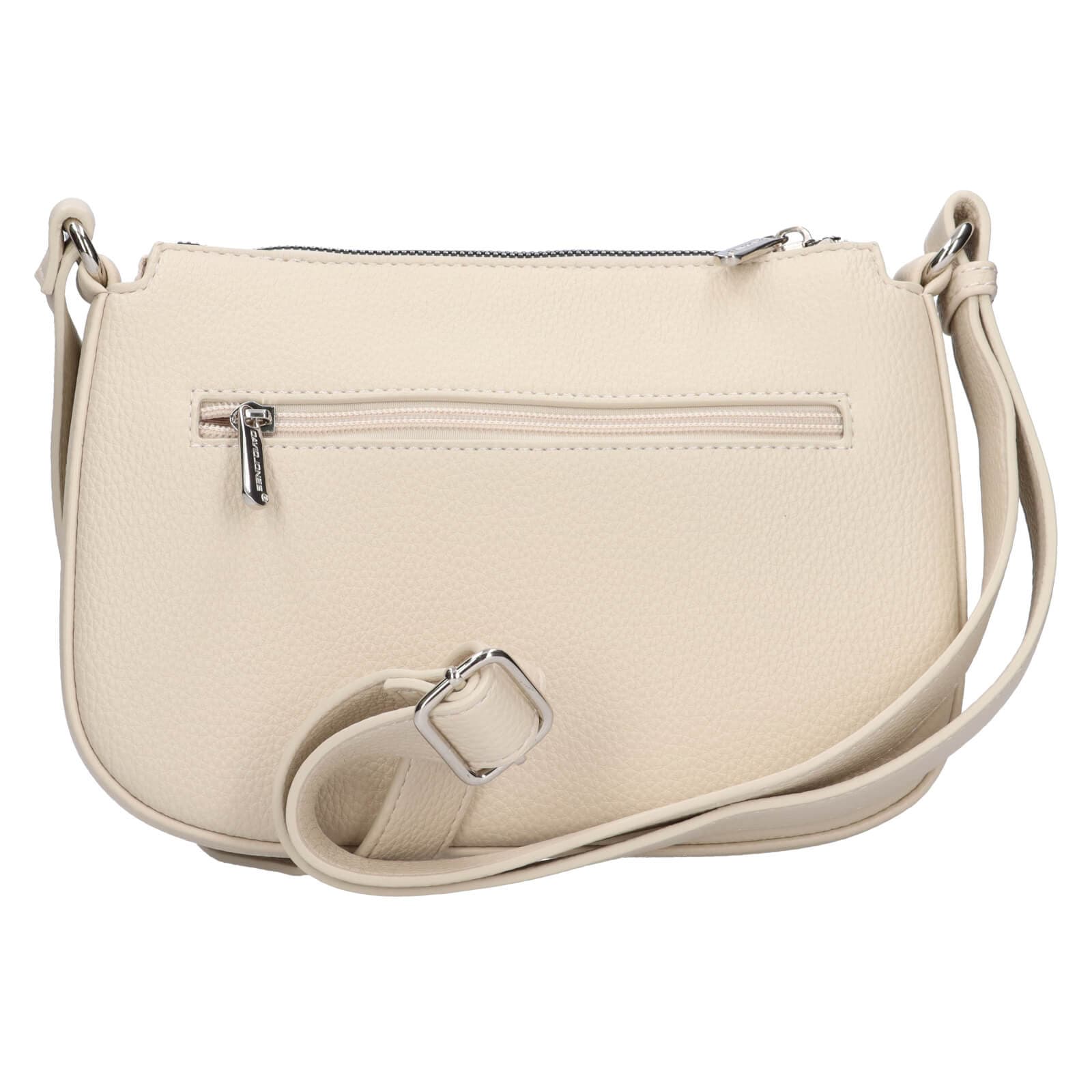 Crossbody kabelka David Jones Miama, krémová 3