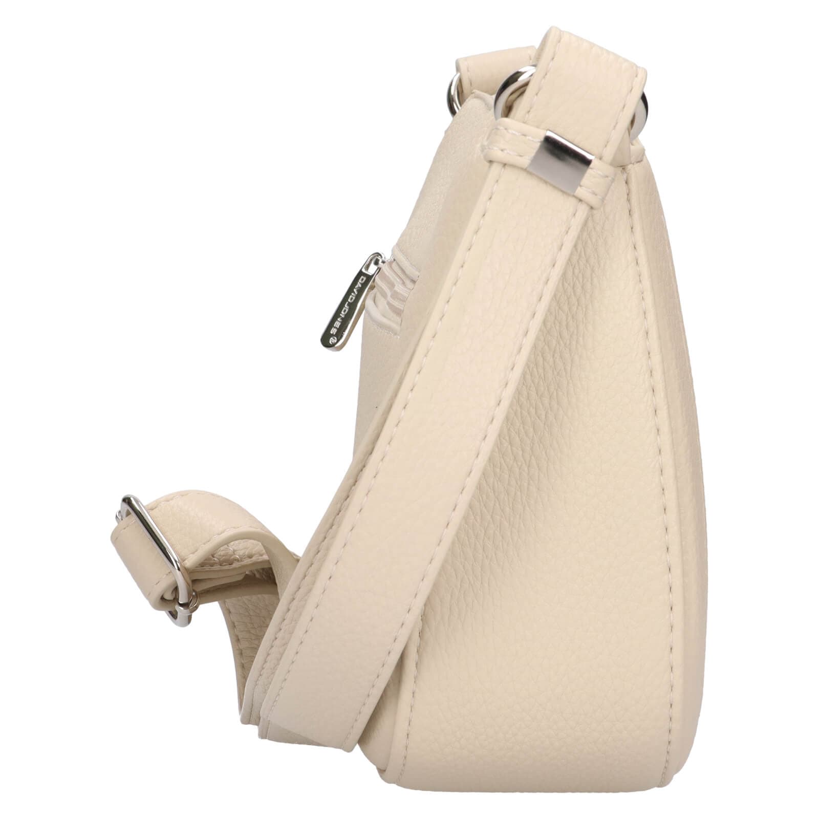 Crossbody kabelka David Jones Miama, krémová 4