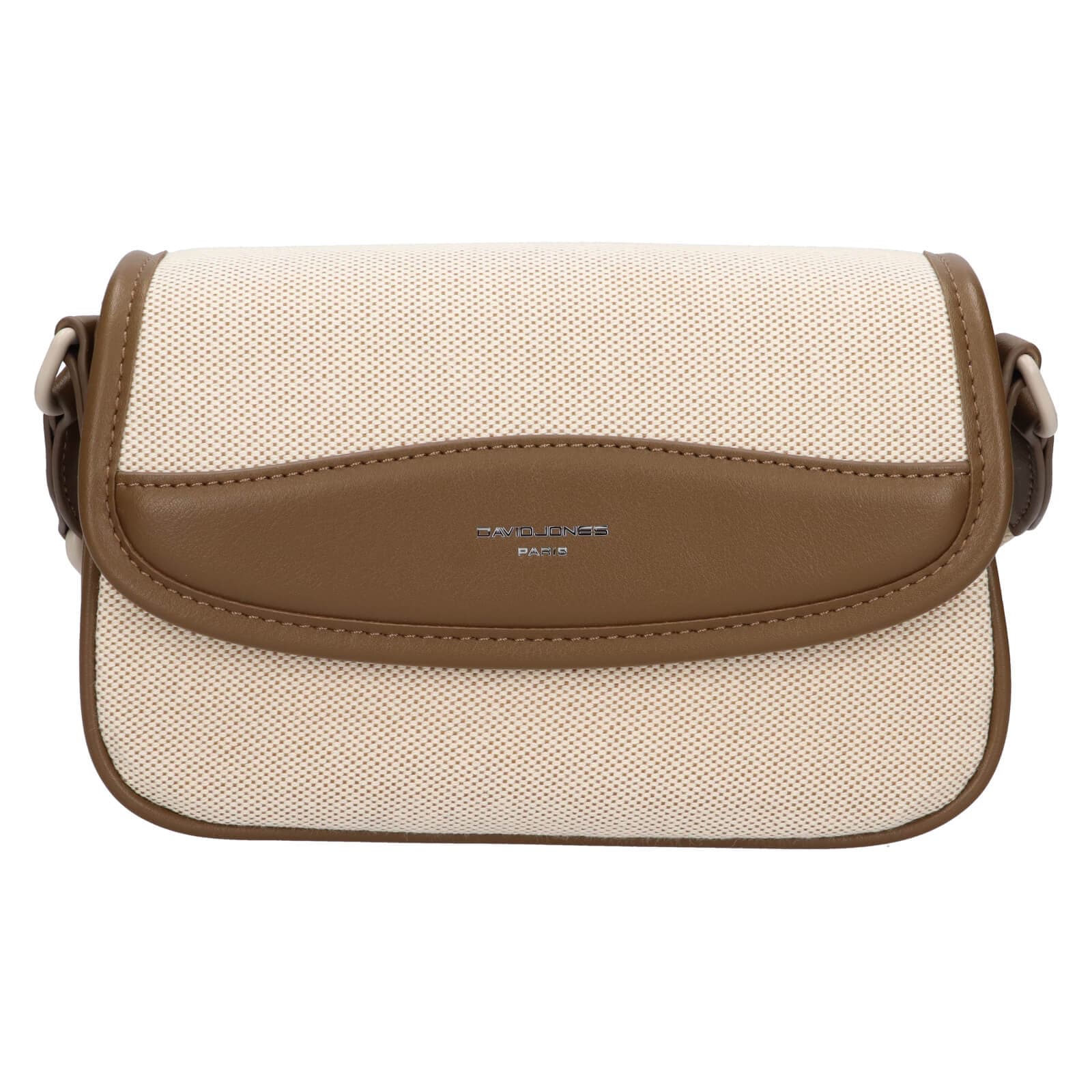 Crossbody kabelka David Jones Erla, béžová