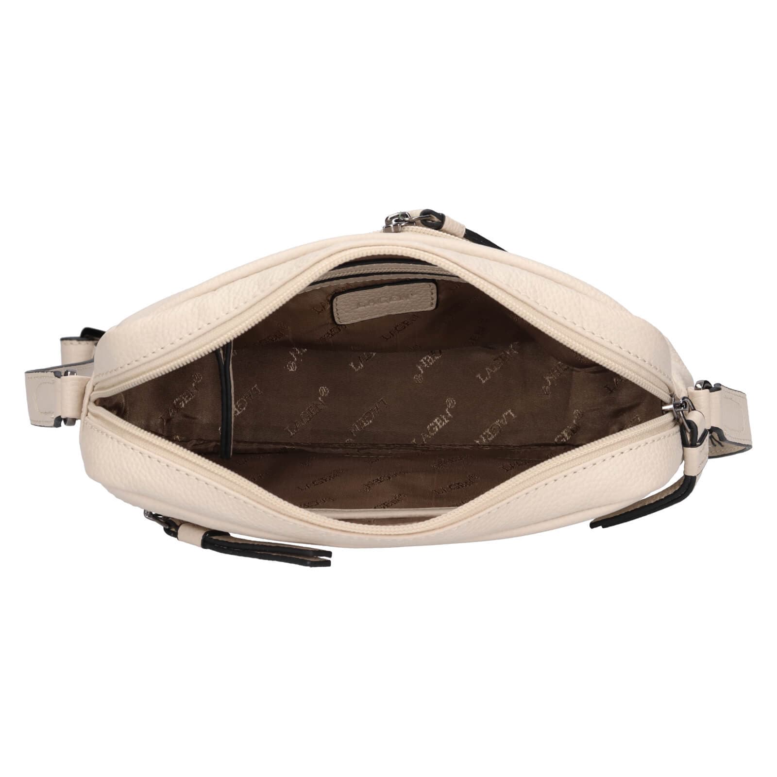 Crossbody kabelka Lagen Thea, krémová 5