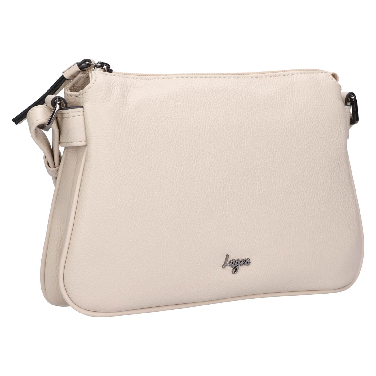 Crossbody kabelka Lagen Tonje, krémová 2
