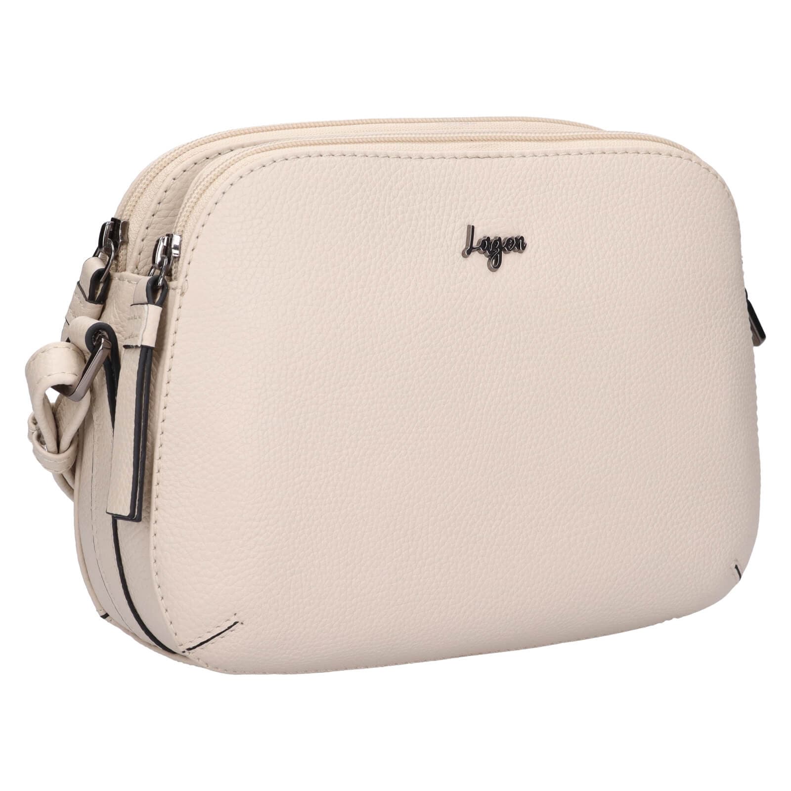 Crossbody kabelka Lagen Nadea, krémová 2