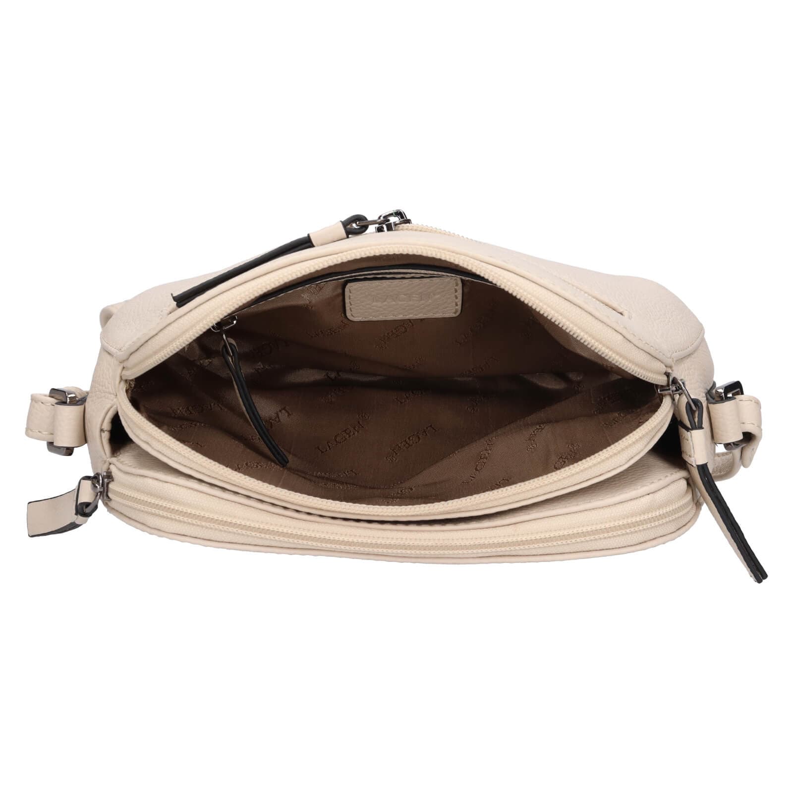 Crossbody kabelka Lagen Nadea, krémová 5