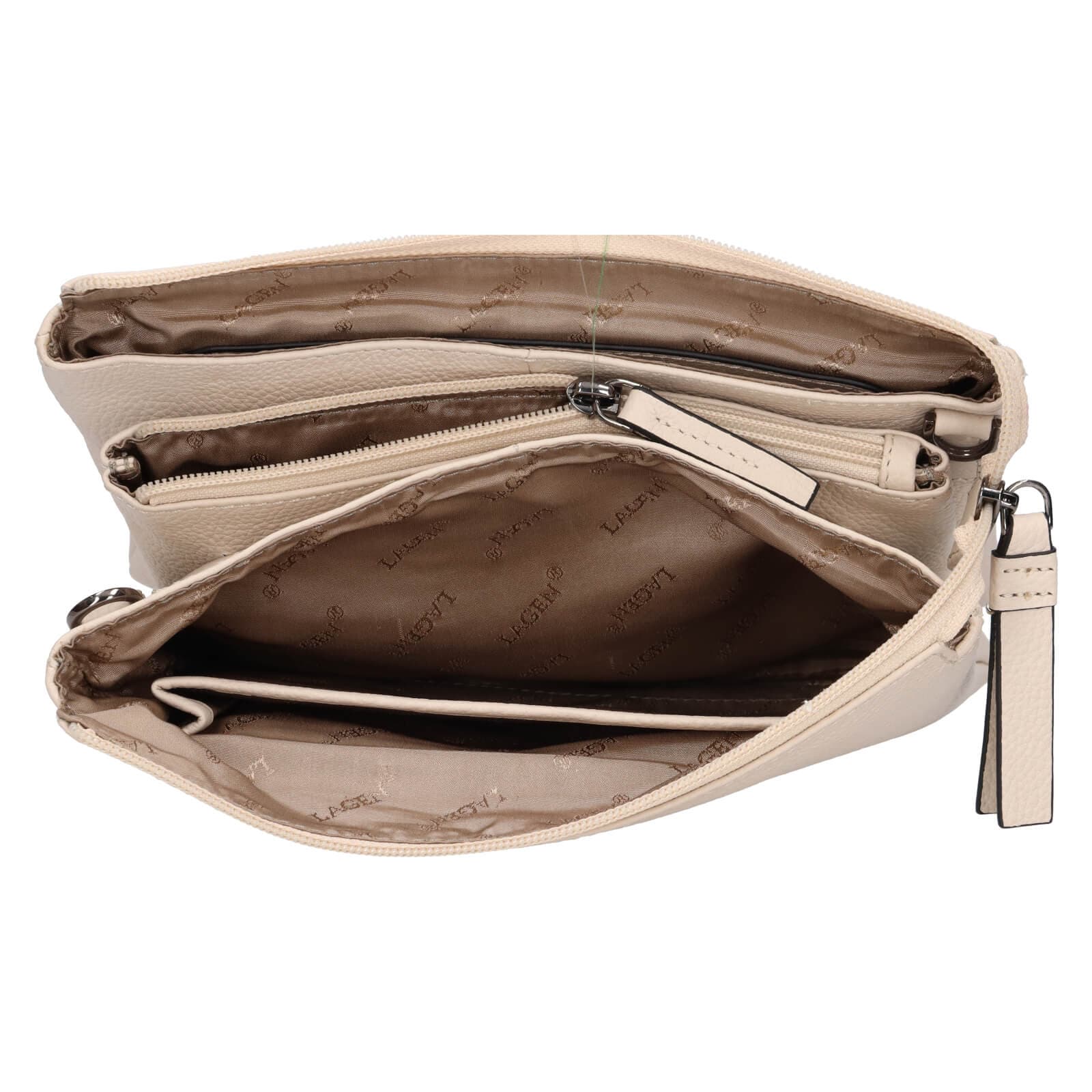 Crossbody kabelka Lagen Iselin, krémová 6