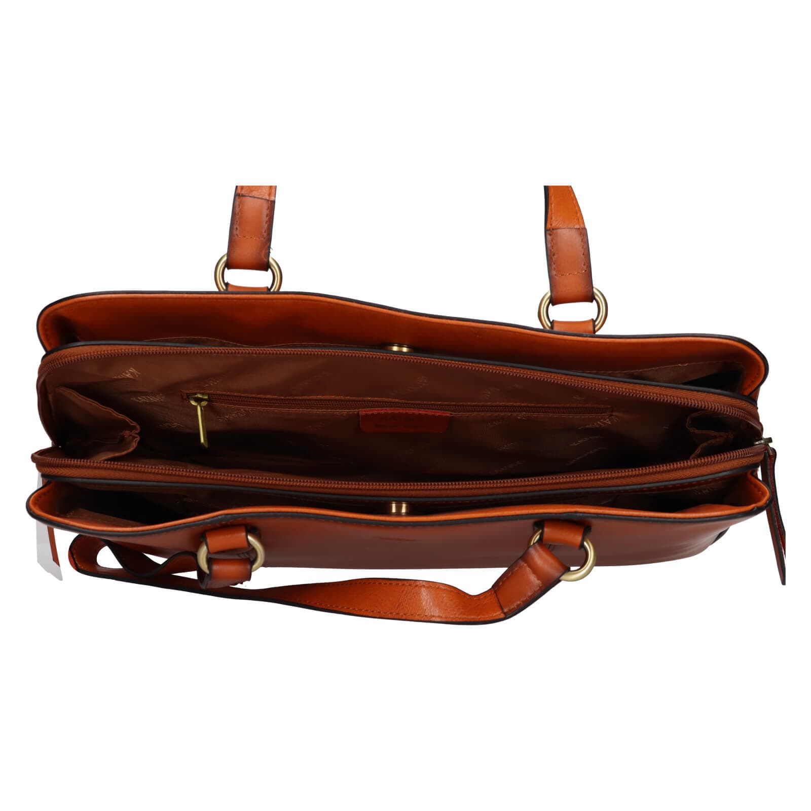 Elegantní kožená kabelka Katana Paloma, hnědá 5