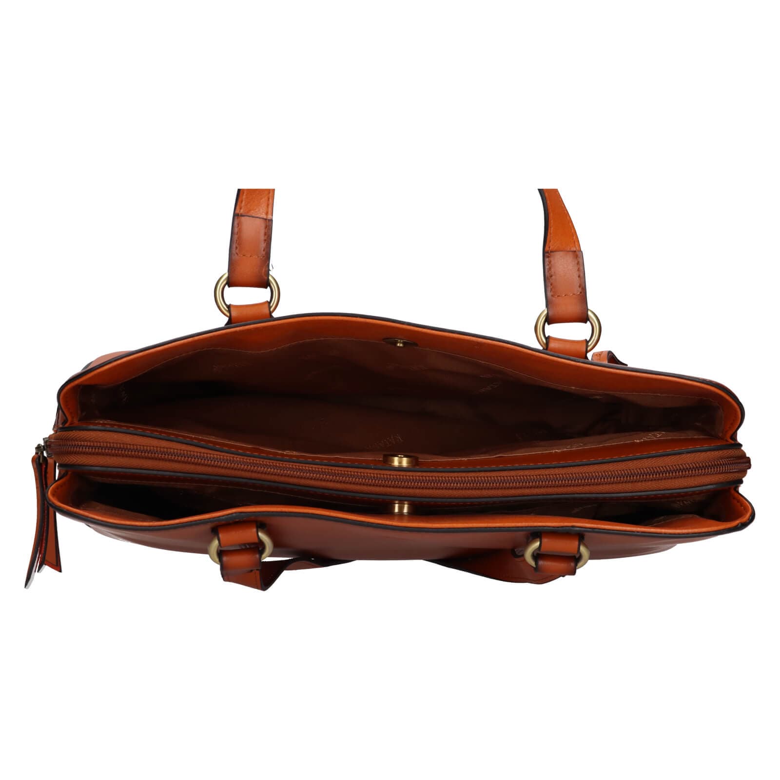 Elegantní kožená kabelka Katana Paloma, hnědá 6