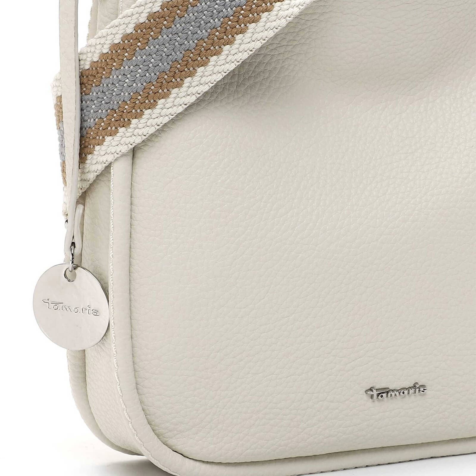 Crossbody kabelka Tamaris Malen, krémová 4