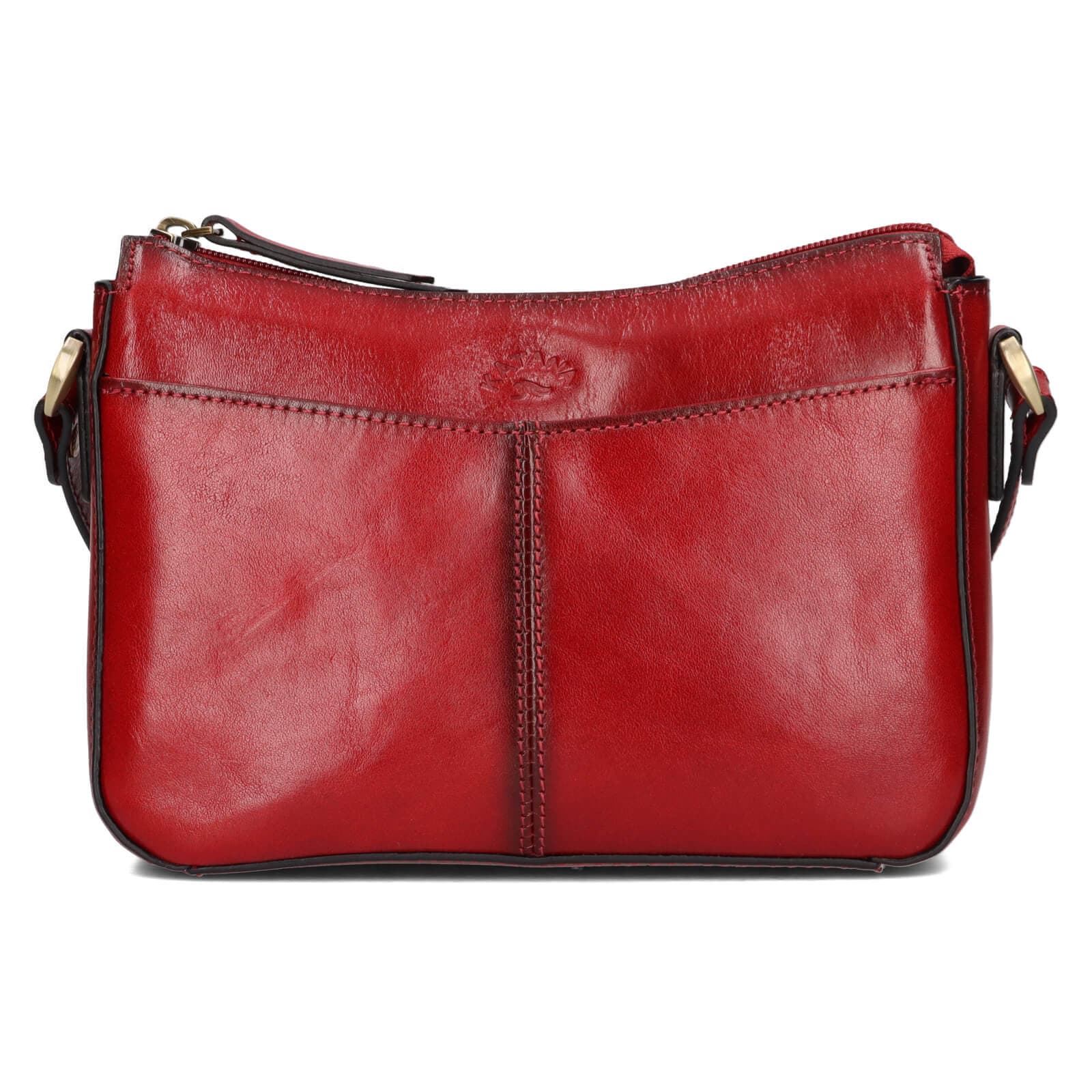 Kožená crossbody kabelka Katana Mealla, červená