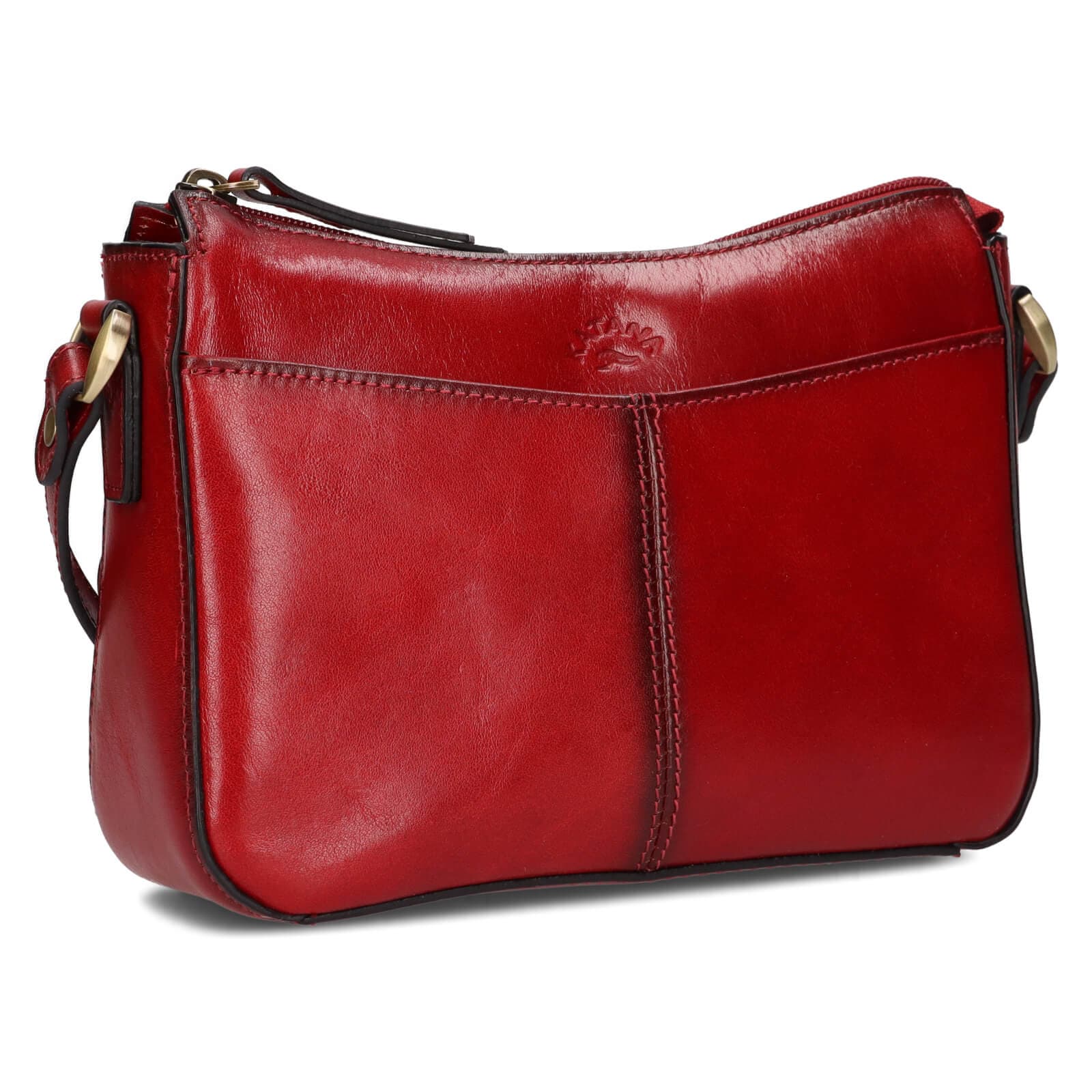 Kožená crossbody kabelka Katana Mealla, červená 2