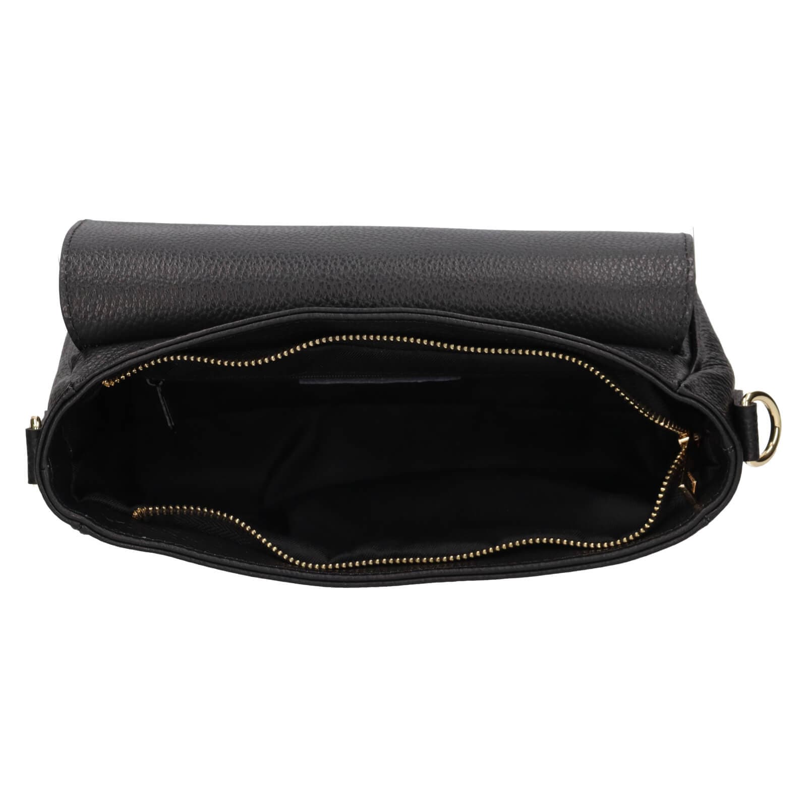 Kožená crossbody kabelka Italia Melanis, černá 6