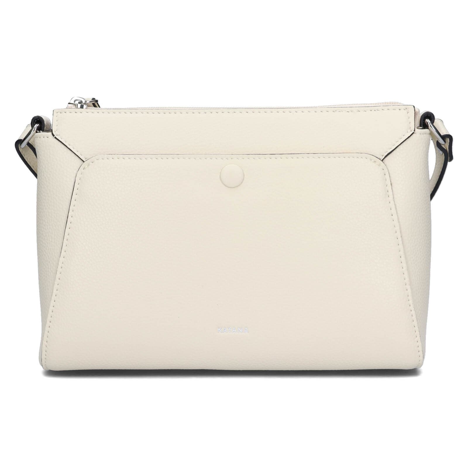 Kožená crossbody kabelka Katana Alizeé, béžová