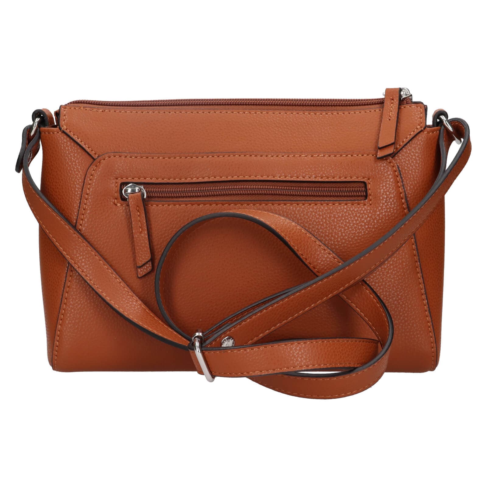Kožená crossbody kabelka Katana Alizeé, hnědá 3