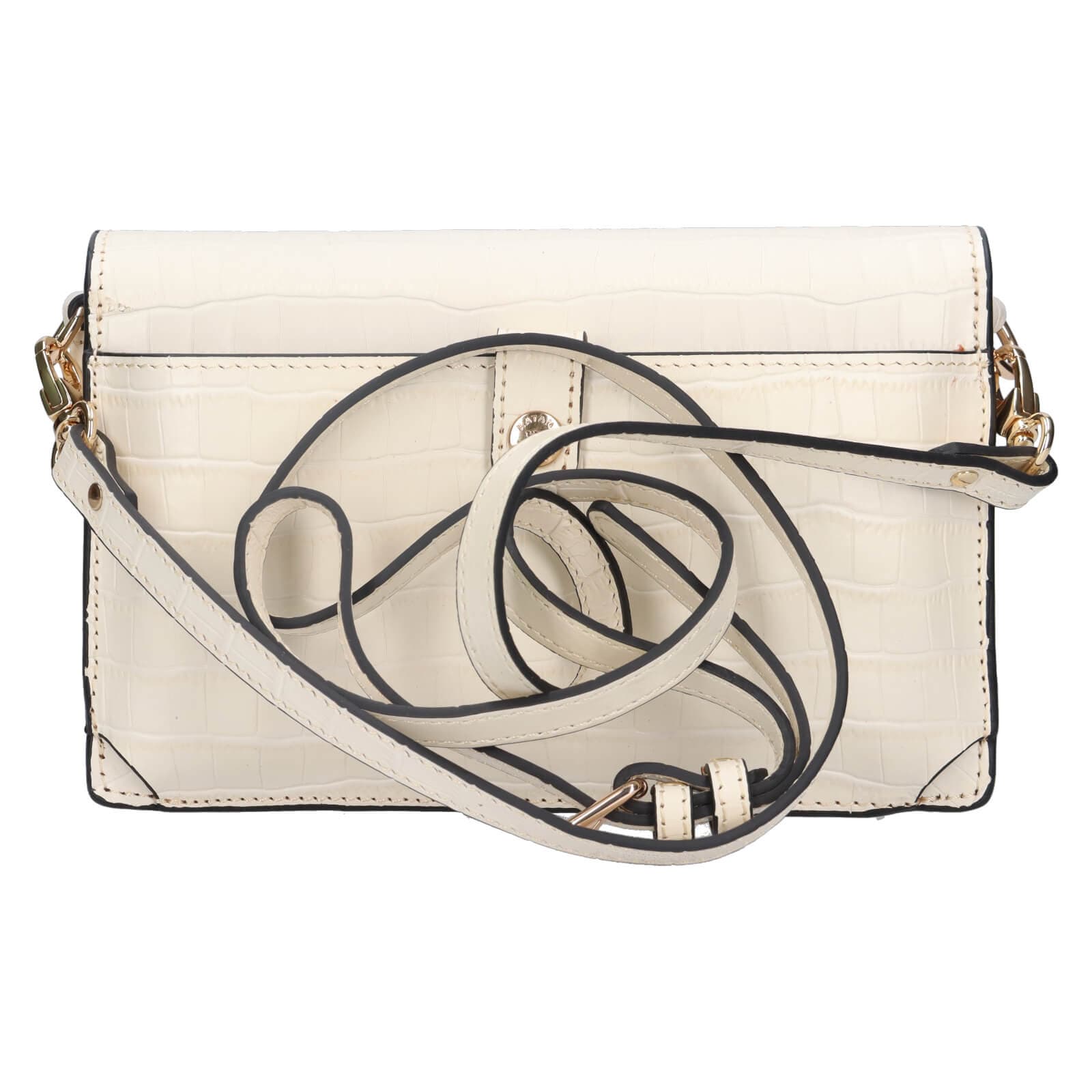 Kožená crossbody kabelka Katana Tinja, krémová 3