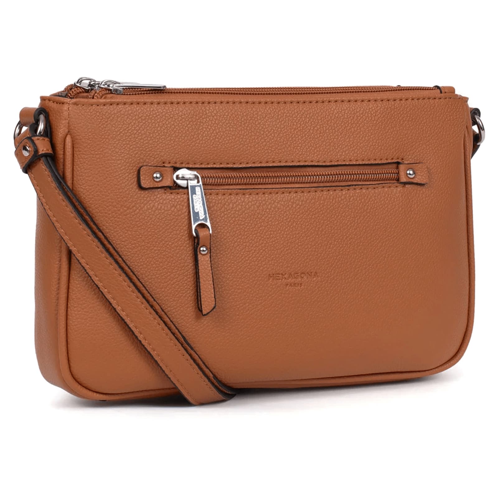 Crossbody kabelka Hexagona Lima, hnědá 2