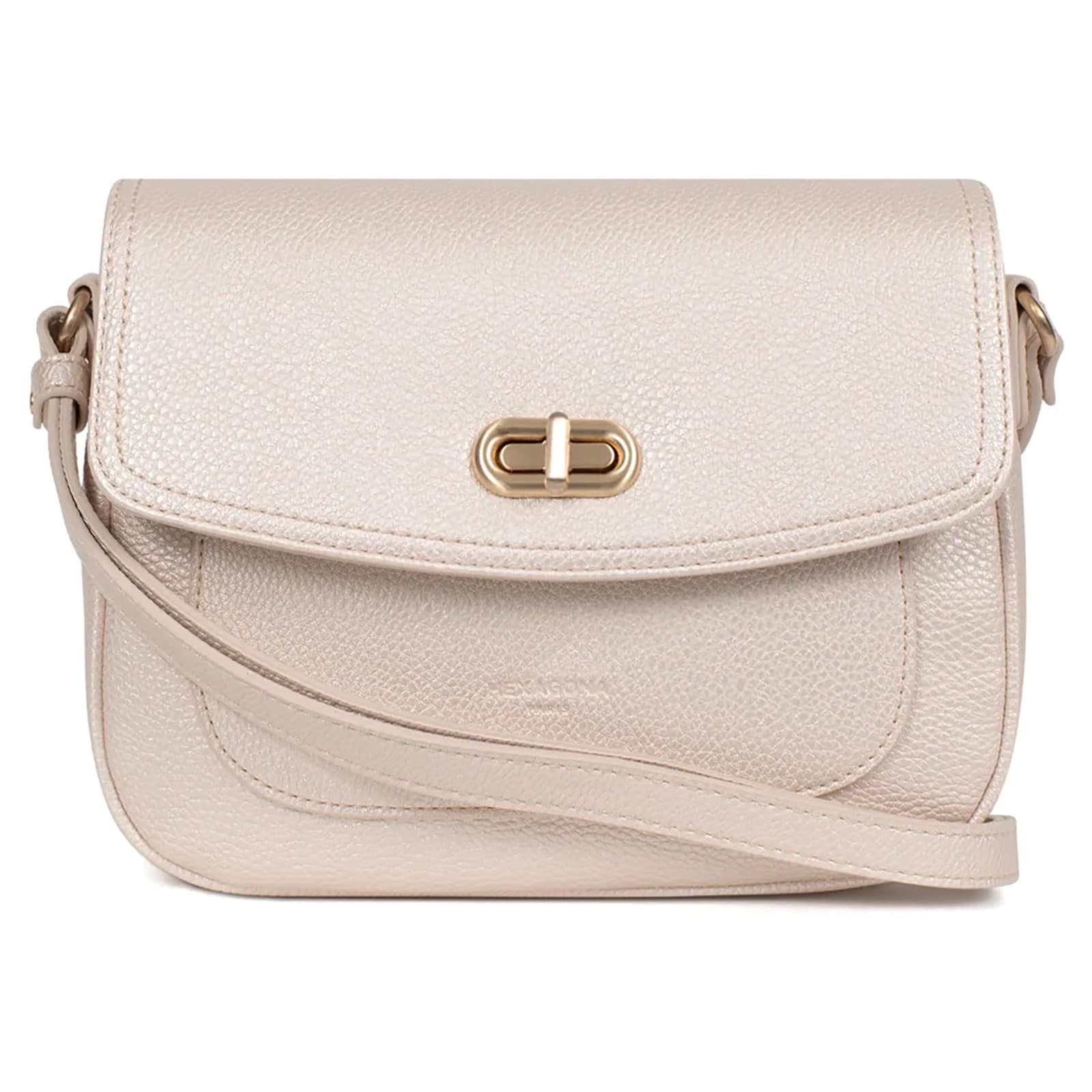 Crossbody kabelka Hexagona Marion, zlatá