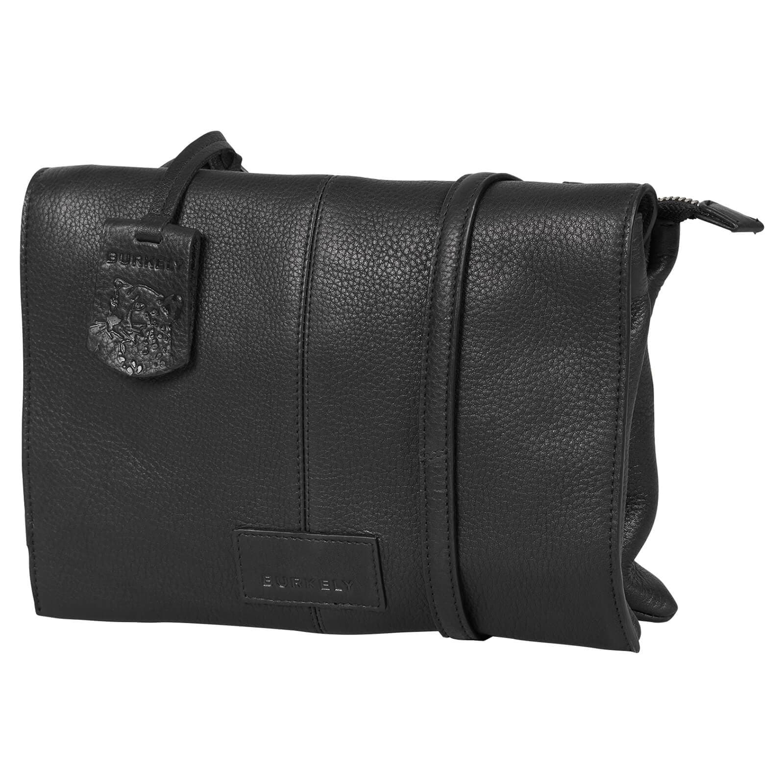 Crossbody kožená kabelka Burkely Neola, černá 2