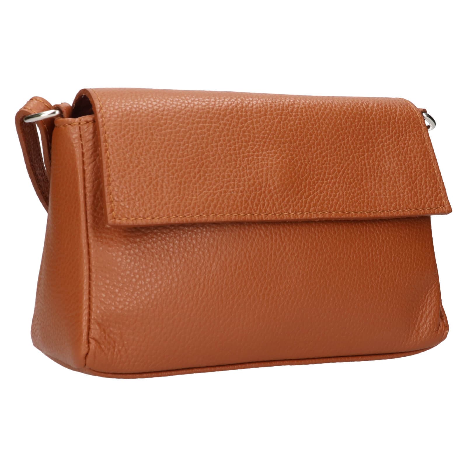 Kožená crossbody kabelka Italia Darina, hnědá 2