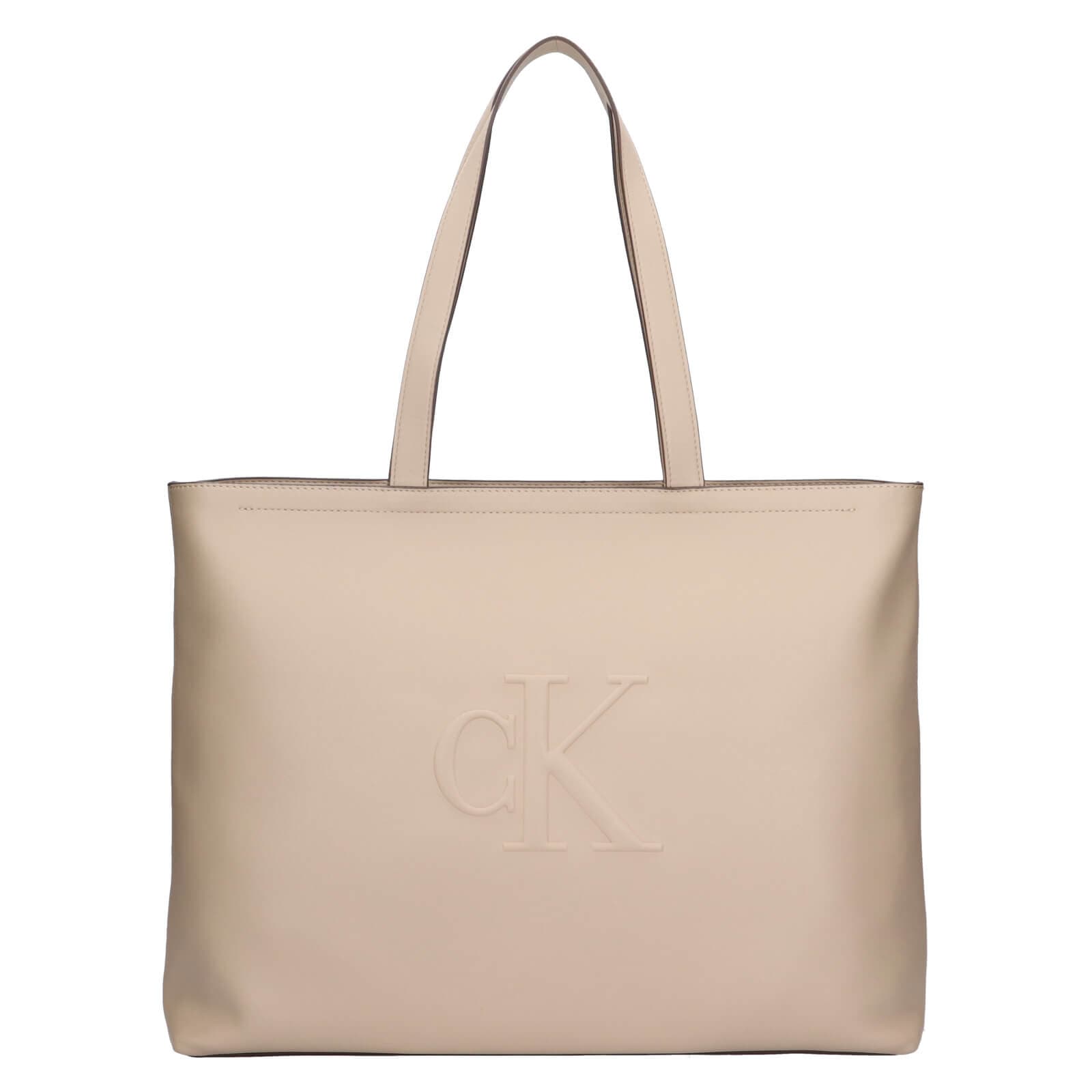 Kabelka Calvin Klein Jeans Halla, béžová