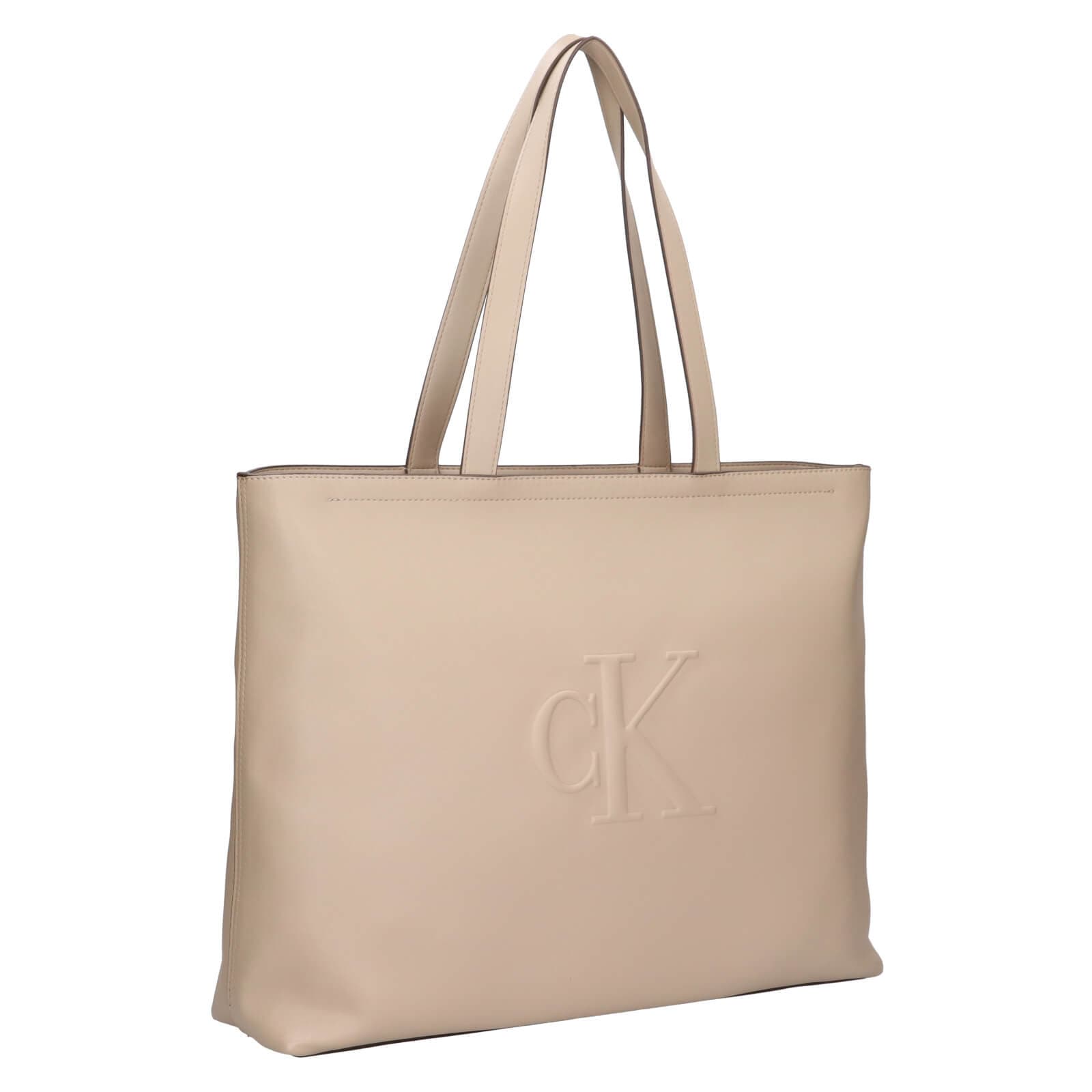 Kabelka Calvin Klein Jeans Halla, béžová 2