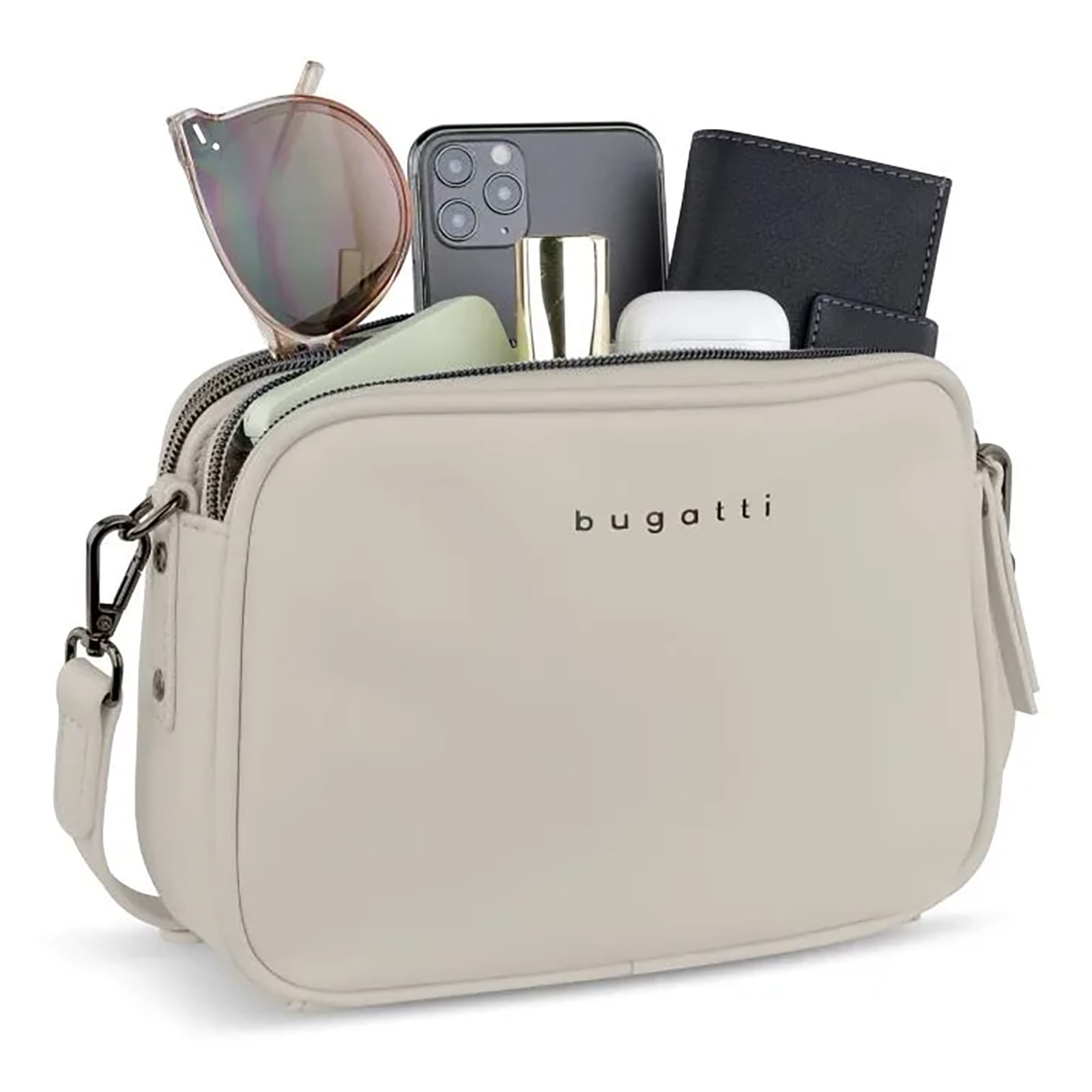 Crossbody kabelka Bugatti Tamma, béžová 3
