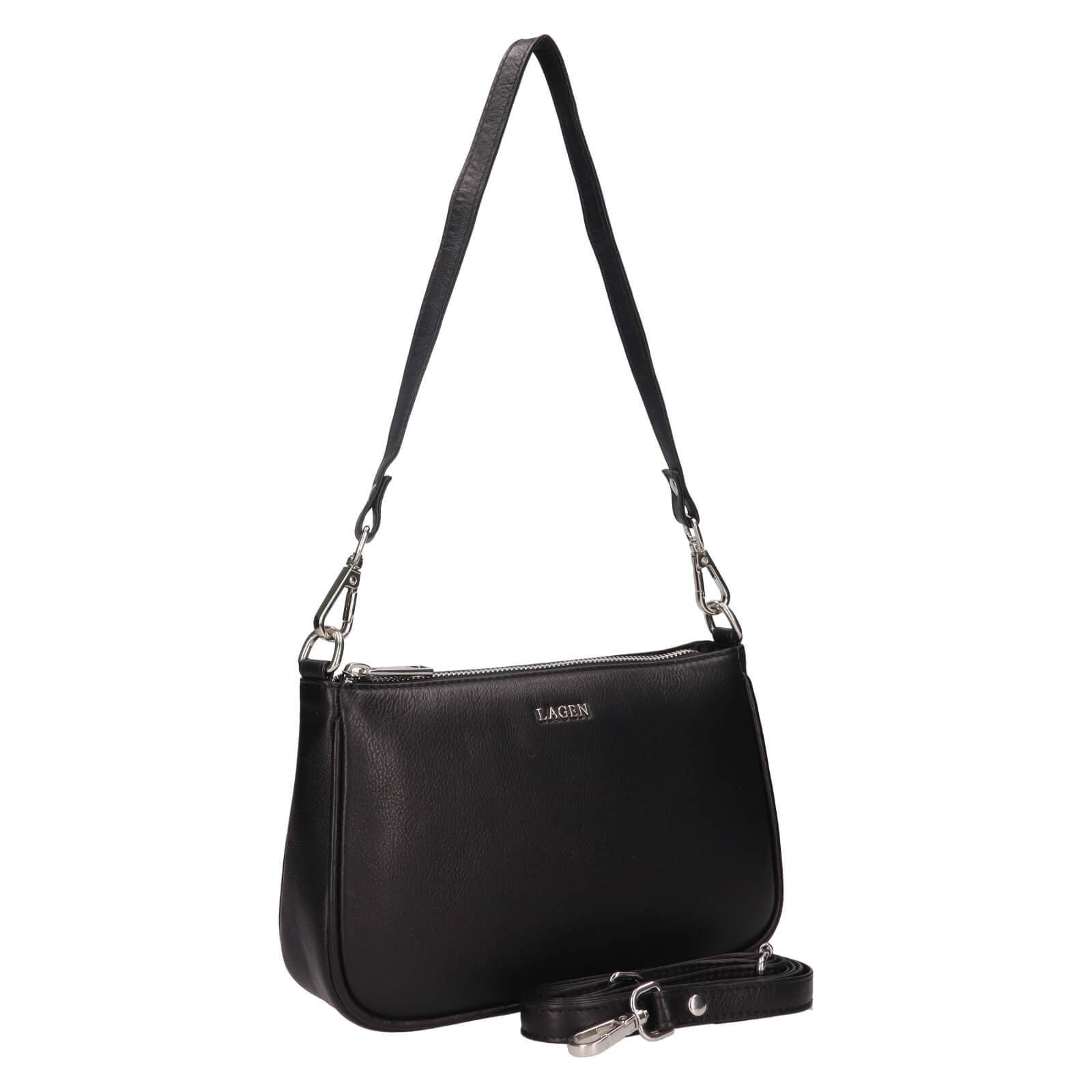 Crossbody kabelka Lagen Fialet, černá 2