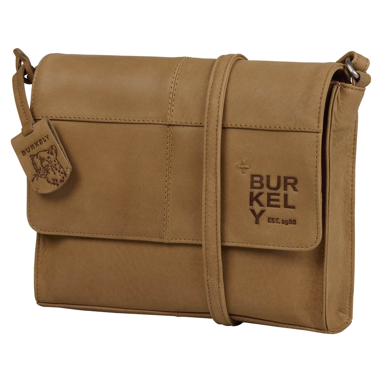 Crossbody kožená kabelka Burkely Samea 2