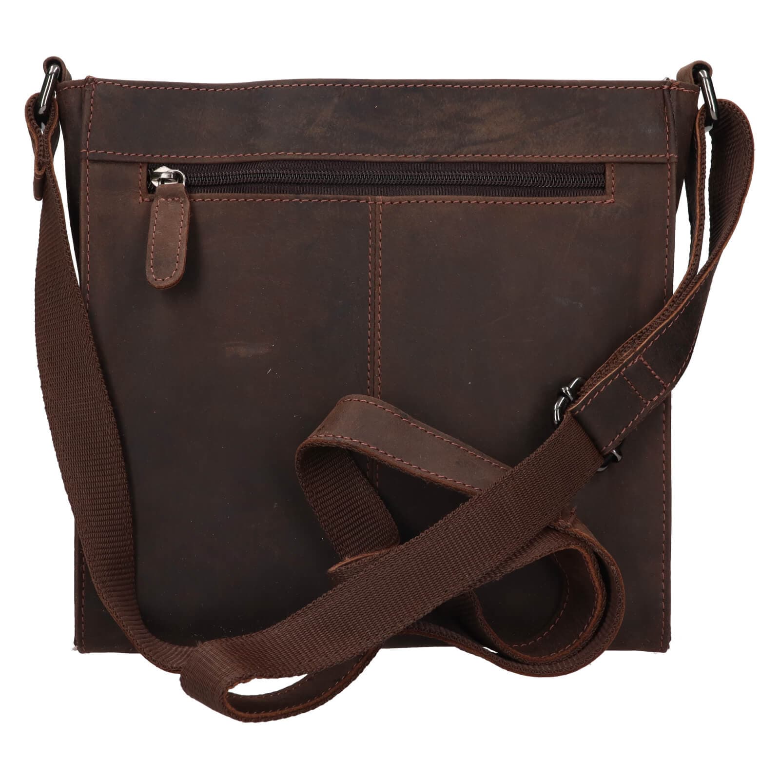 Kožená crossbody kabelka Greenwood Stefani, hnědá 3